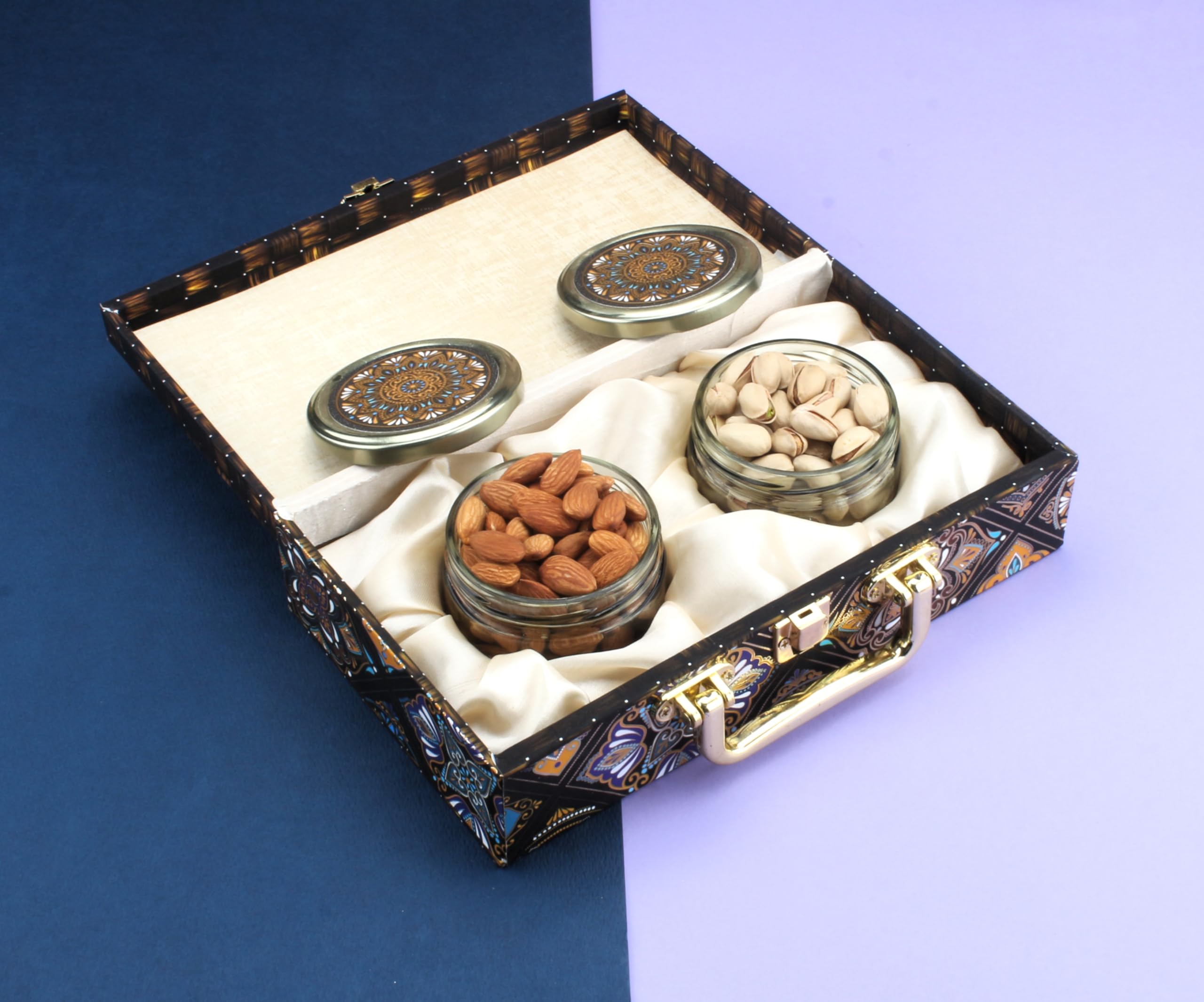SFU E Com Fresh Dry Fruits with Unique Design Dry Fruit Box Set| Diwali Dry Fruit Box Gift Hamper | 007