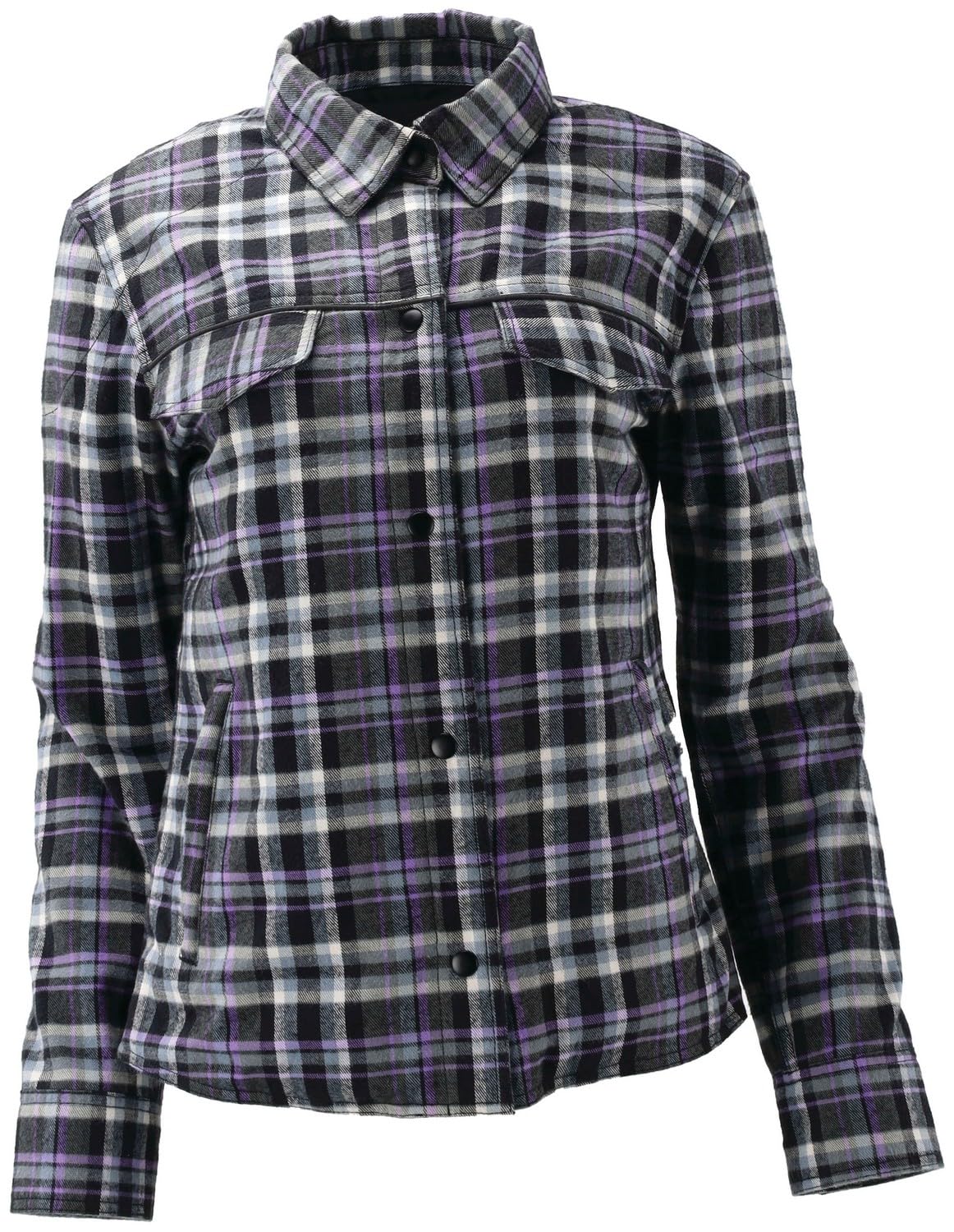 94527 River Road - Cameo Flannel Moto Shirt Womens - Small