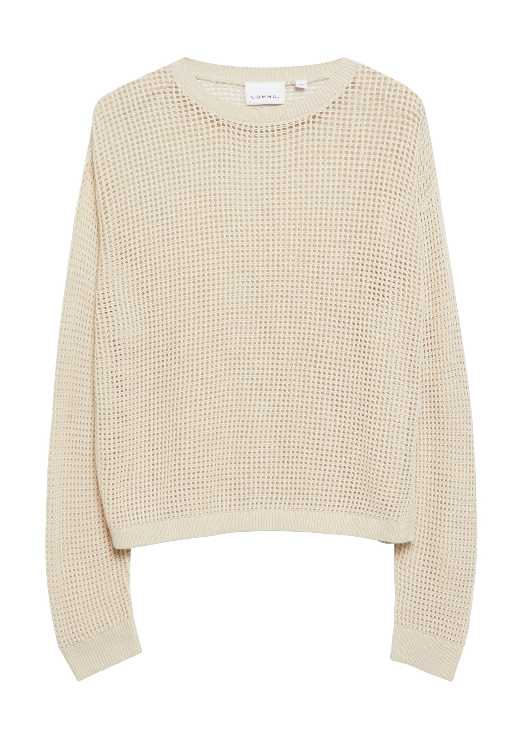 Comma Damen 2180510 Strick Pullover Langarm (1er Pack)