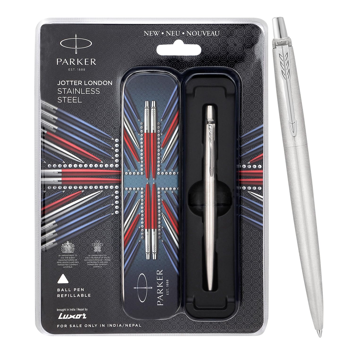 Parker Jotter London Steel Ball Pen SS