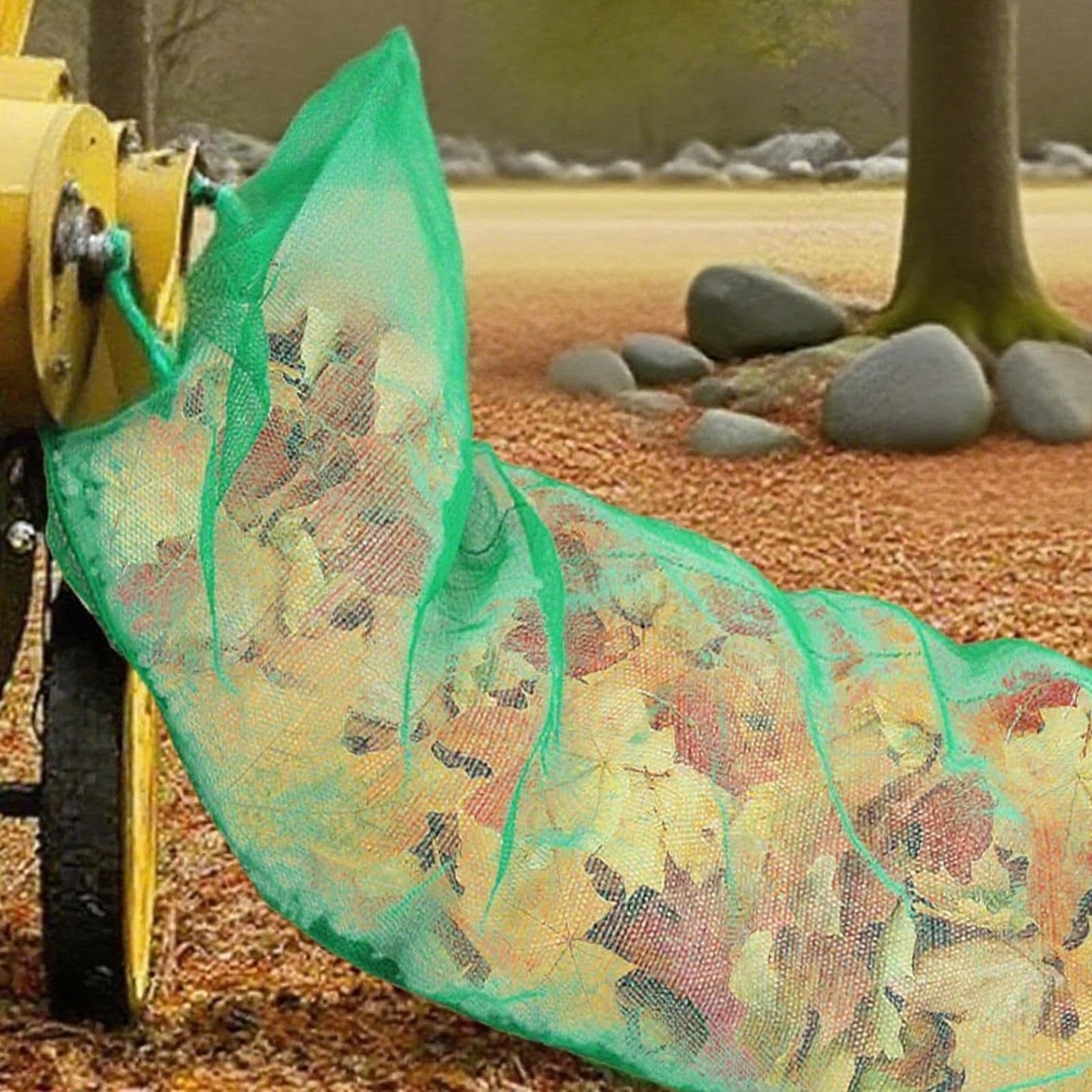 Bolsa para Hojas de Jardín 4 Unidades de Grandes Sacos Reutilizables para | Recogedor de Basura Herramienta de Limpieza Para Jardín Sendero Porche Terraza