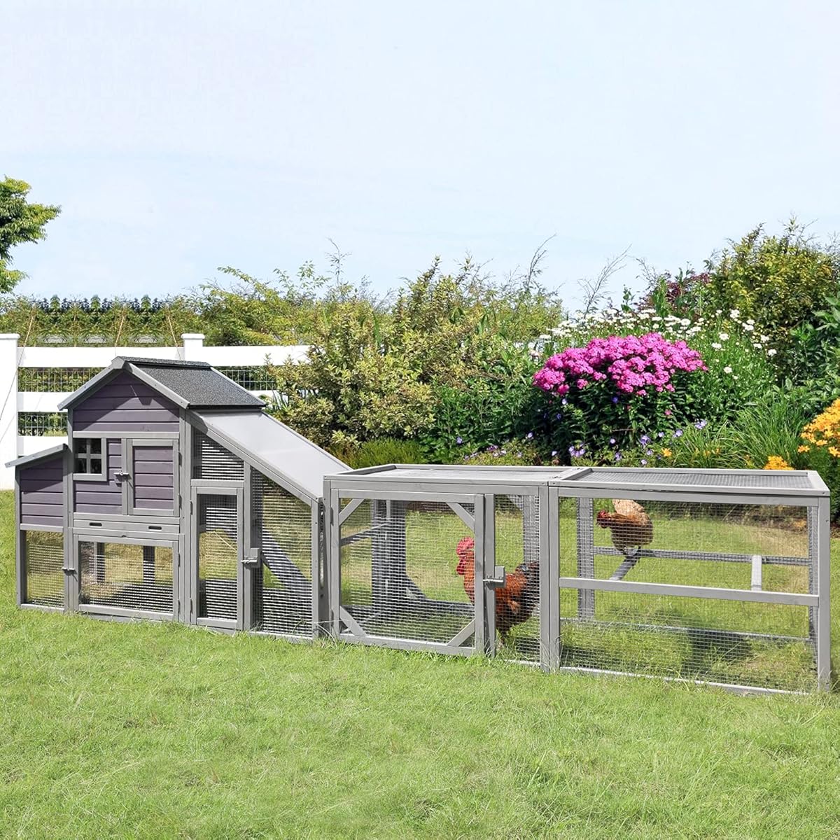 25/mo Finance Chicken Run Chicken Coop Extension, Walkin Poultry Cage Hen Run, Outdoor