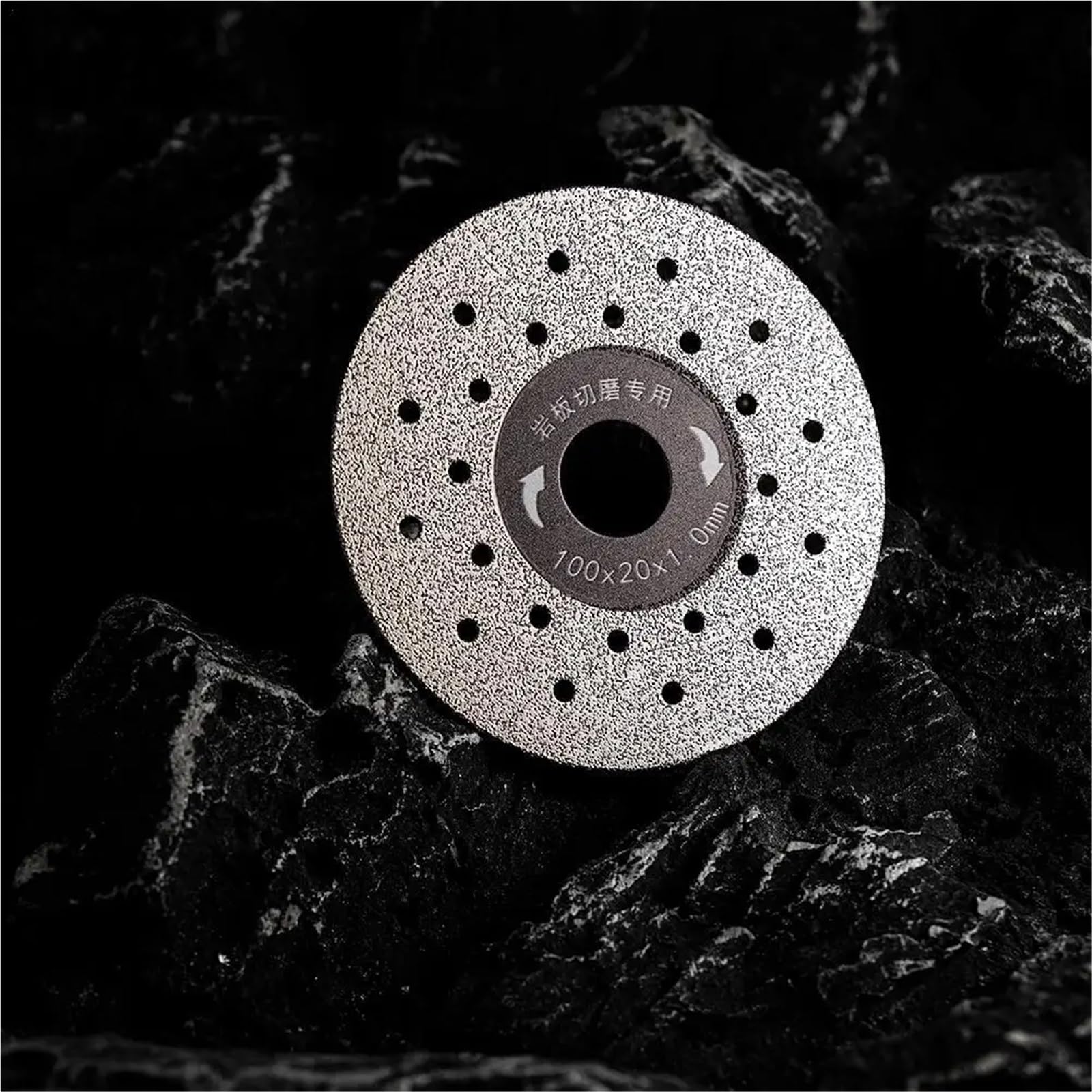 Tarcza do szlifowania płyt skalnych 4-calowe szare diamentowe ostrze do cięcia płytek 8/20 szt. Do kamiennych ceramicznych płyt skalnych(20pcs)