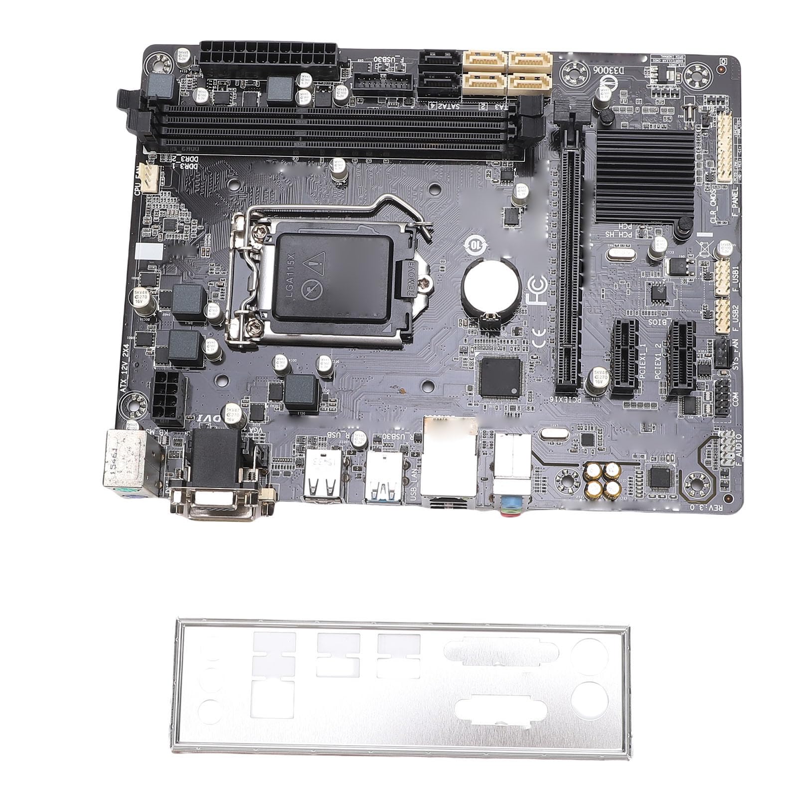 Płyta Główna Komputera Micro ATX, Płyta Główna Komputera LGA 1150 DDR3 1600 MHz z Portami USB 3.0 USB 2.0, dla Procesorów Core I7 I5 I3 Pentium Celeron 4. Generacji