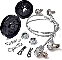 Vista 1 de HD Switch -2 Kits- 756-04331 746-0968 714-04040 714-0104 712-04063 Polea de elevación de cubierta, kit de cable y hardware para Cub Cadet MTD