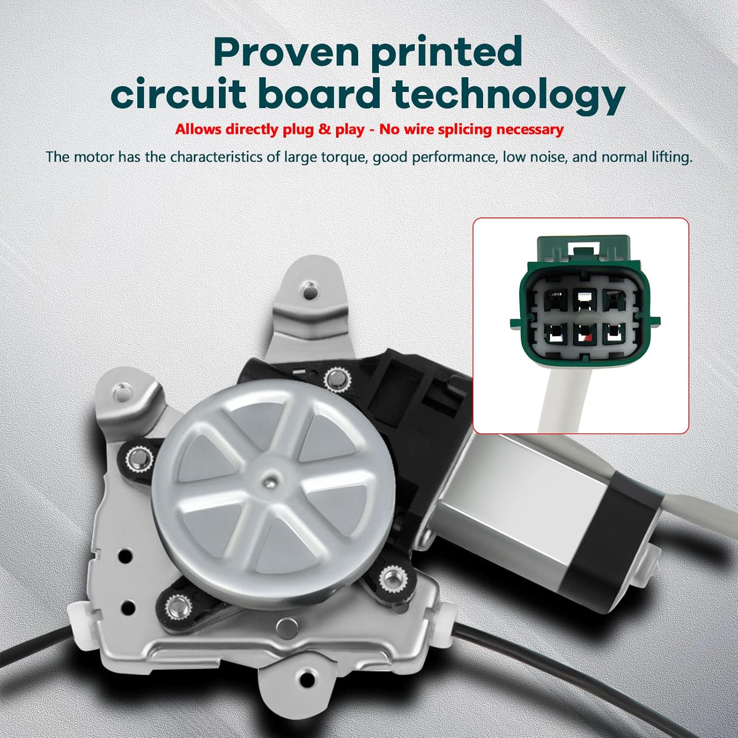 Power Window Regulator Rear Right Passenger Side with Motor fits for 2007-2012 for Nissan Fo Altima 2007-2012 for Nissan Maxima 748-527