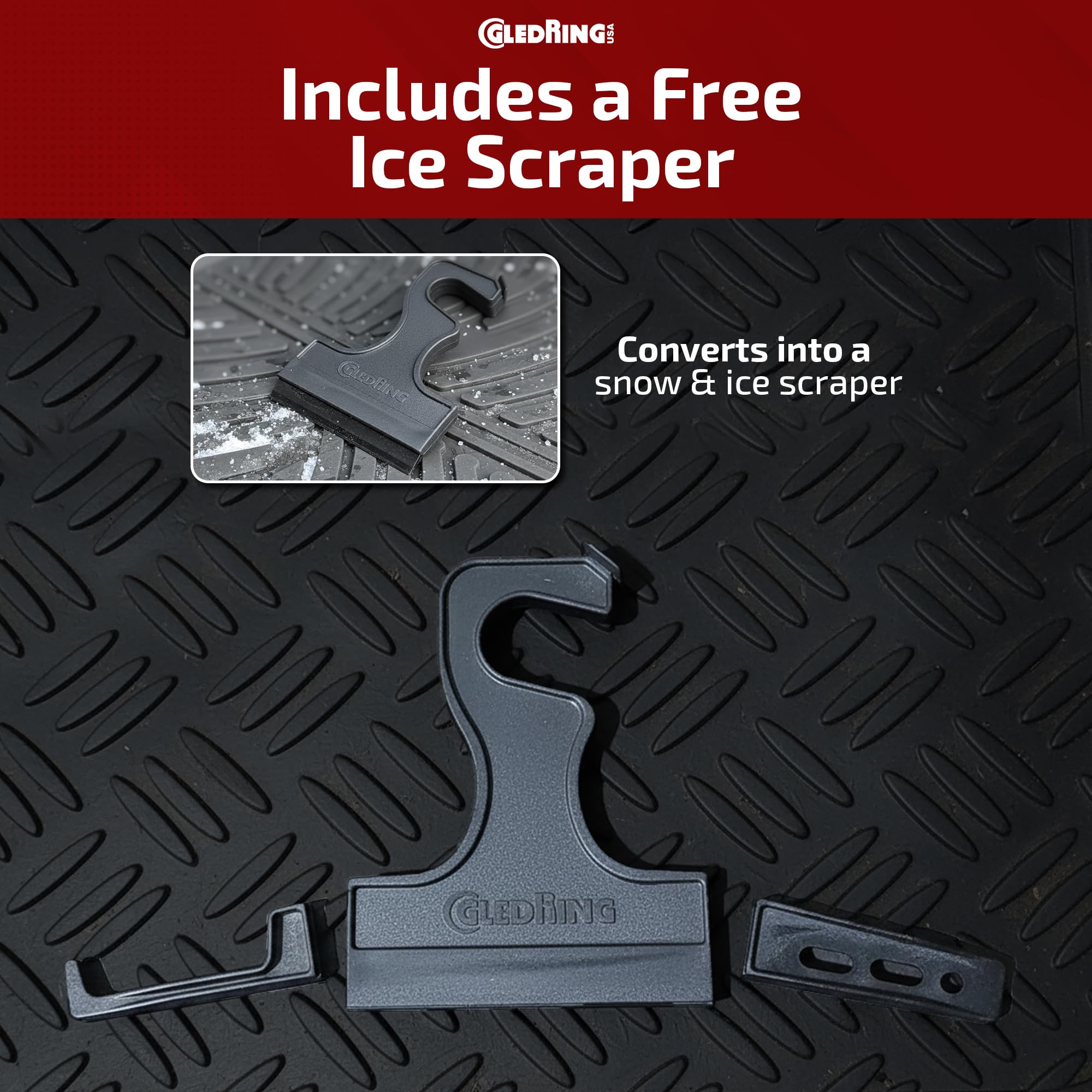 Gledring dywaniki gumowe kompatybilne z BMW i4 (G26) 2021- (profil T 4-częściowy + klipsy montażowe)