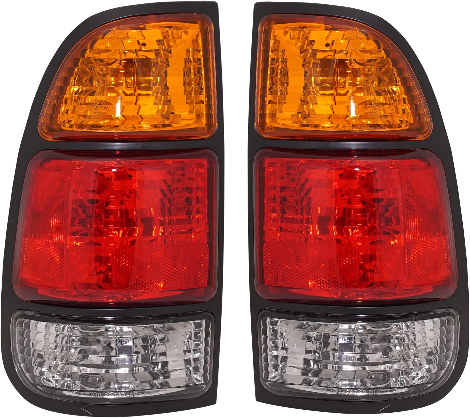2007 Yukon Tail Lights Pair Of Tail Lights For 2004-2006 Chevrolet Tahoe (Left & Right) - Amber Signal Lens, DOT/SAE Chevy Tahoe Tail Lights - Foto 8
