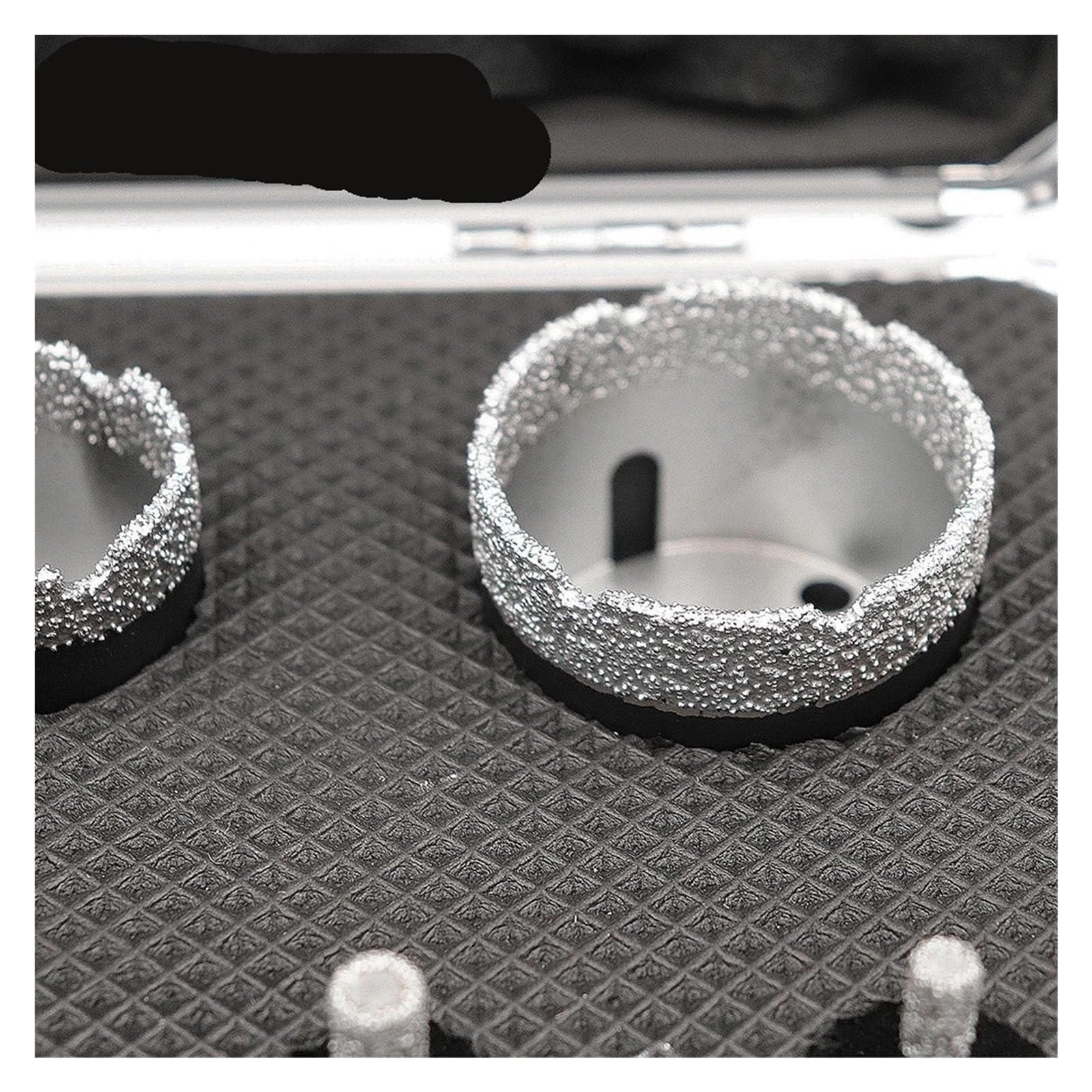 Set Di 7 Punte Diamantate Da Trapano 6+8+10+20+25+35+50 Mm M14 For Foratura A Secco Di Piastrelle In Porcellana, Ceramica, Marmo E Gres