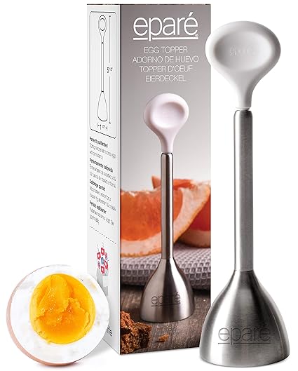 Egg Topper Cutter & Cracker - Soft Boiled Egg Shell Separator - Hard Eggs Opener - Clacker Peeler - British Style Remover by Epar