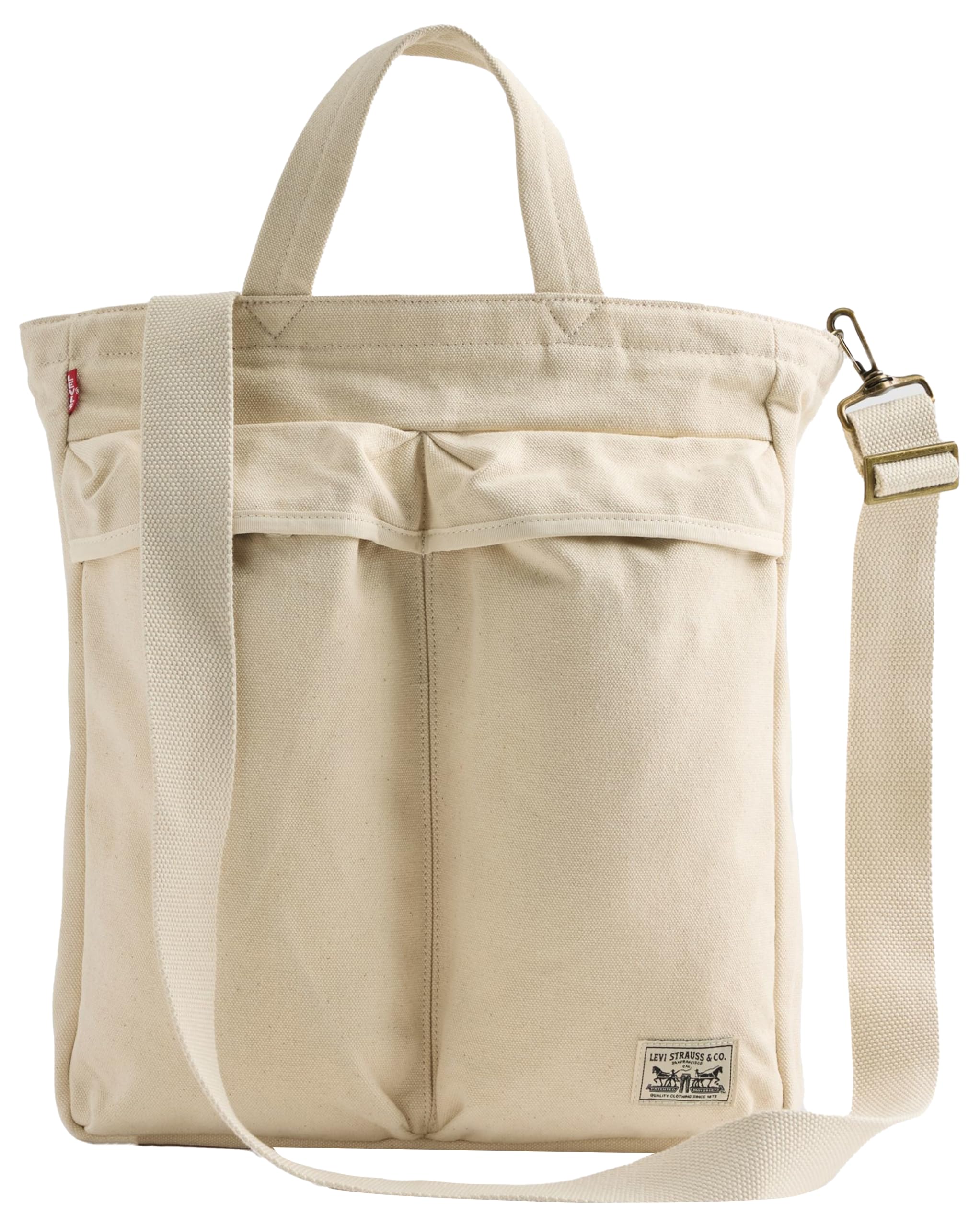Levi's Men Summer Mission Bay Tote, Ecru, One Size