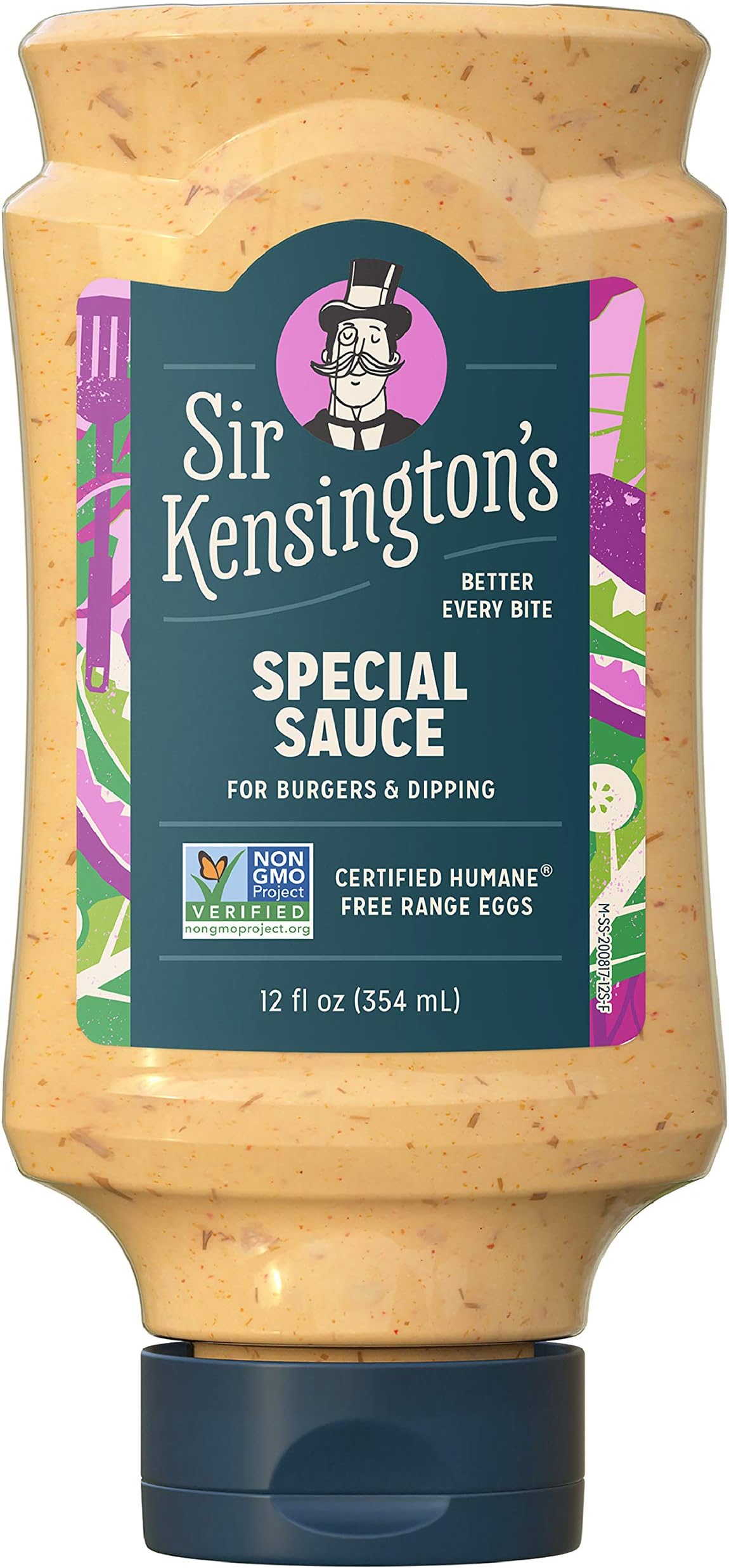 Sir Kensington's Mayonnaise, Special Sauce, Gluten Free, Non- GMO Project Verified, Certified Humane Free Range Eggs, Shelf-Stable, 12 oz