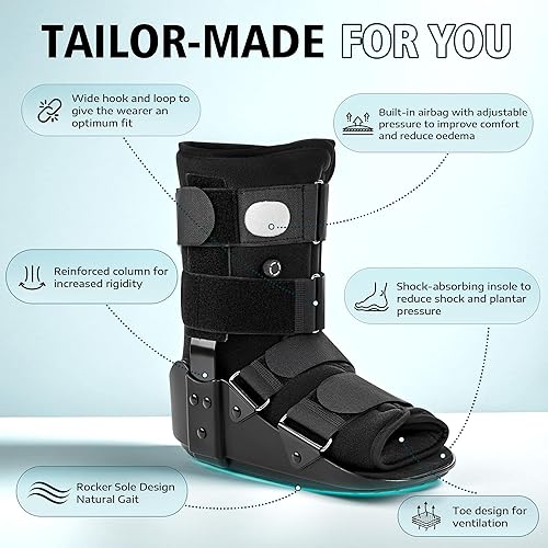 Miniatura 2 de Botas para caminar, botas de fractura para pie y tobillo, talla M