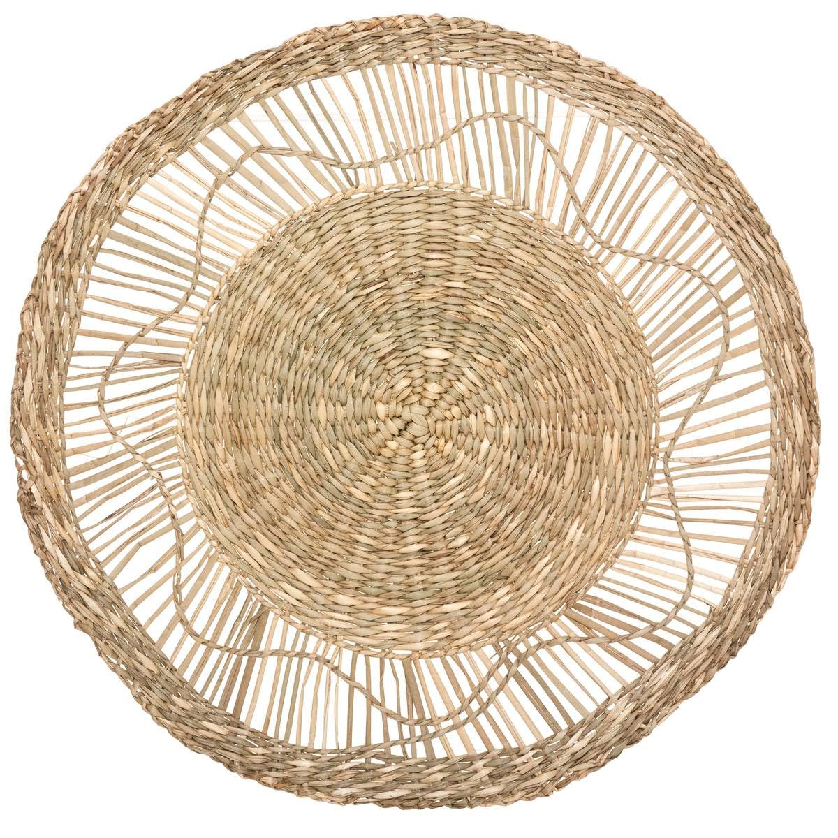 Atmosphera - Zestaw 3 dekoracji ściennych z Seagrass D 38-28 i 18 cm