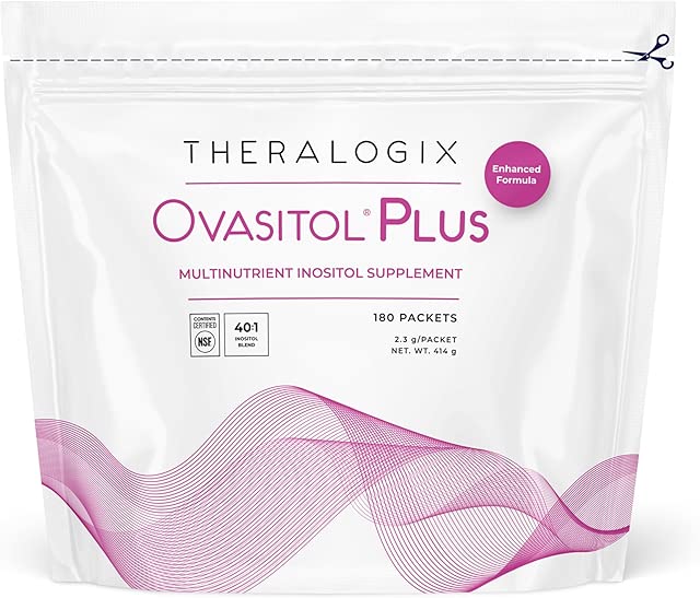 Theralogix Ovasitol Plus, Metabolic Health Supplement, Myo-Inositol & D-Chiro Inositol+Chromium Picolinate+Alpha-lactalbumin & Vitamin D, 90-Day Supply, Unflavored, 180 Count (Pack of 1)