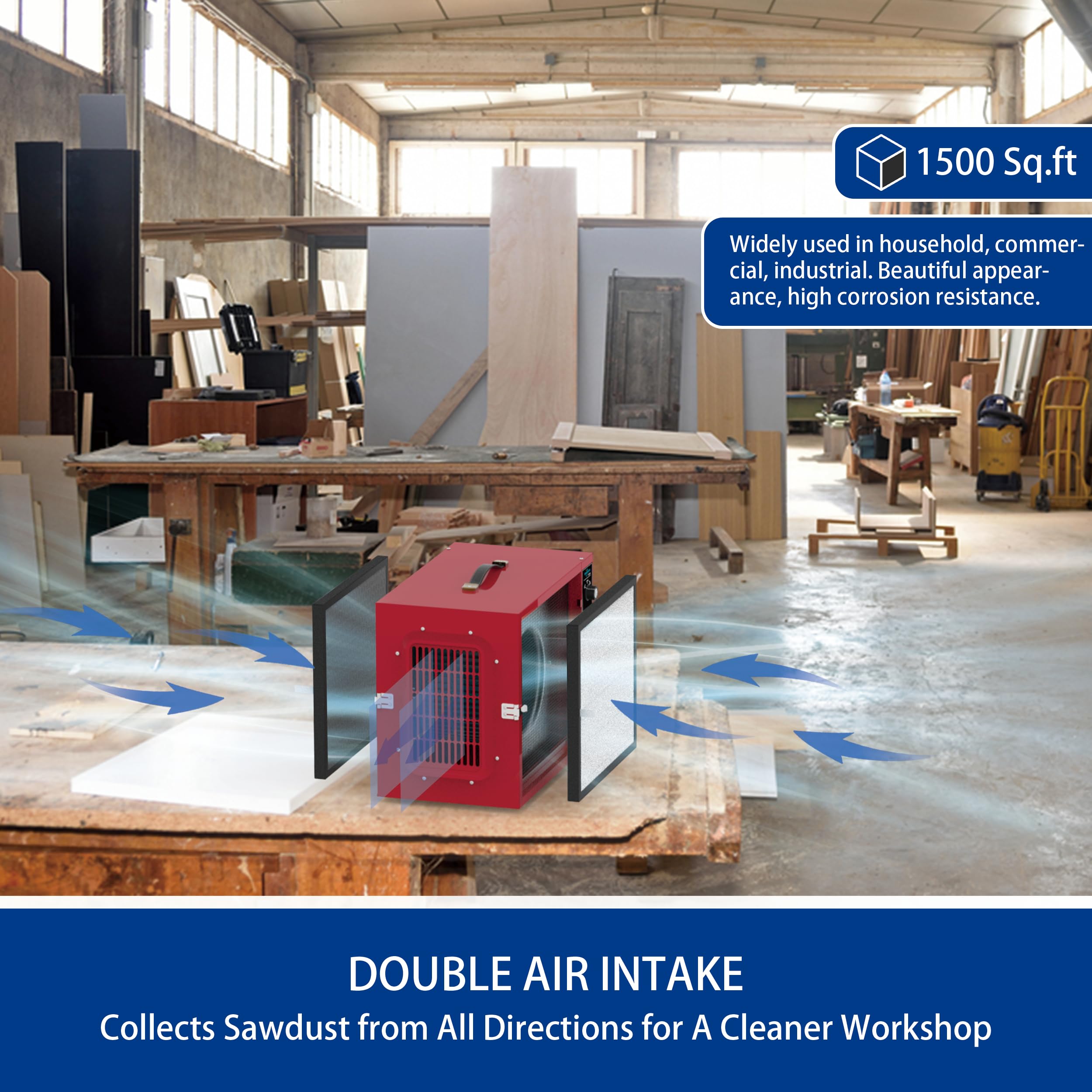 Portable Dust Collector - Woodworking Air Filter -3 Portable Dust Collector - Woodworking Air Filter -3