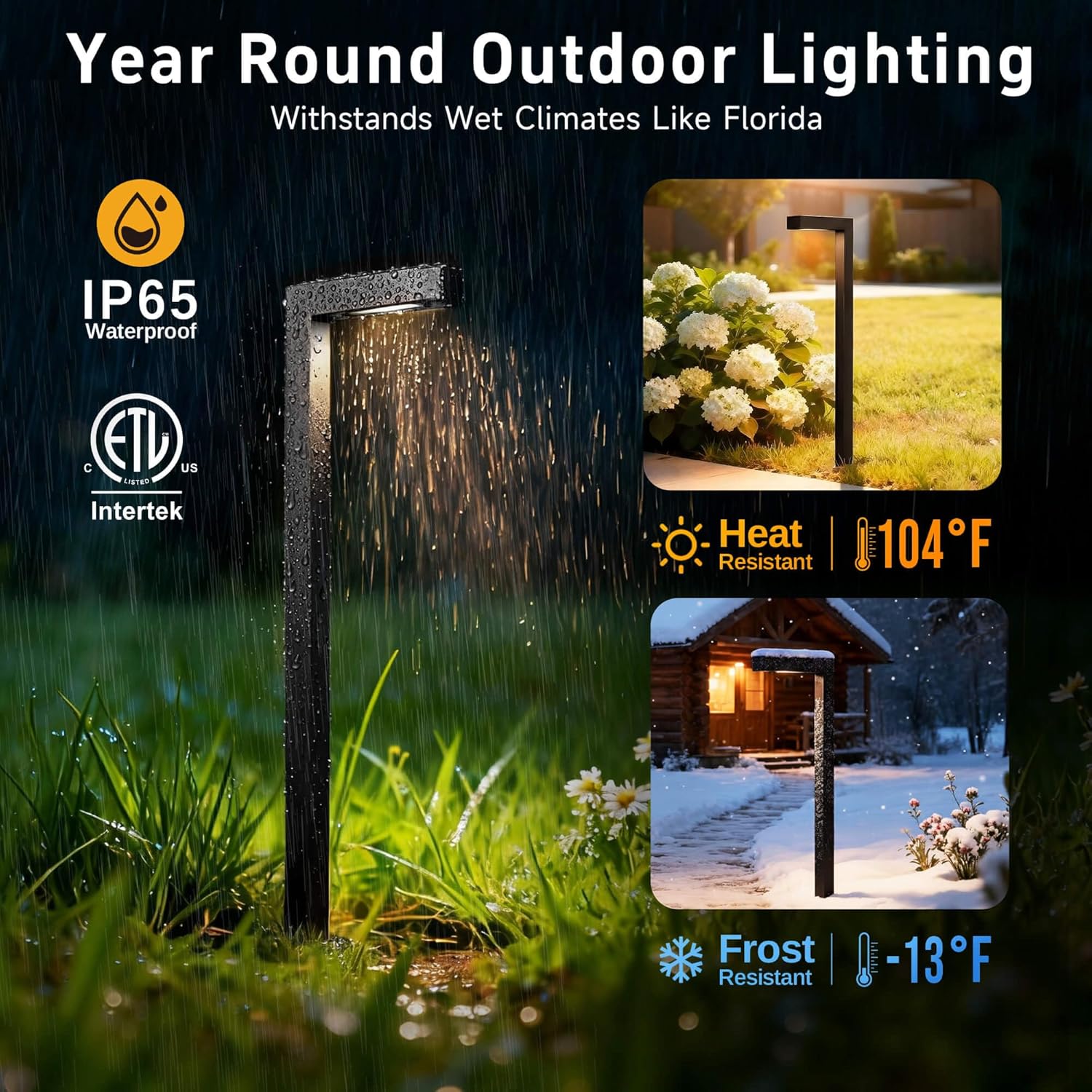 Gardenreet Low Voltage Pathway Lights 12V, LED Landscape Path Lights Outdoor Waterproof, Modern Electric Walkway Lights, L Shape Black Garden Decor Without G4 Bulb 12 Pack