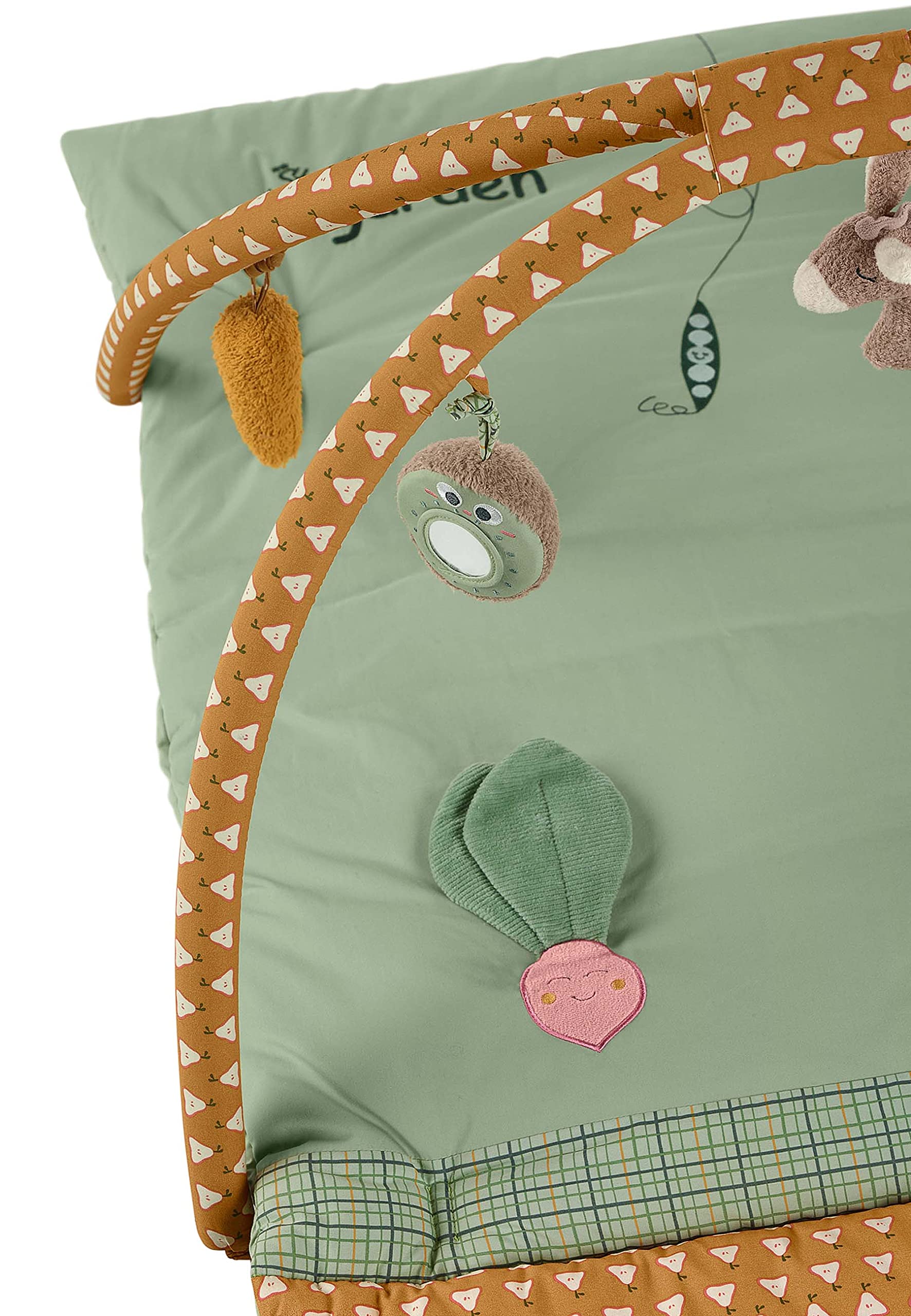 Spielbogen Emmilius für Babys mit Funktionen & 6602002 Spielzeug zum Aufhängen mit Klettverschluss, Bär Ben, Inklusive Rassel, Alter: Für Babys ab der Geburt, Mehrfarbig