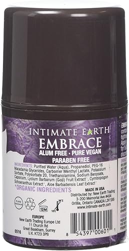 Miniatura 2 de Intimate Organics Embrace - Gel de placer tensante, 1 onza
