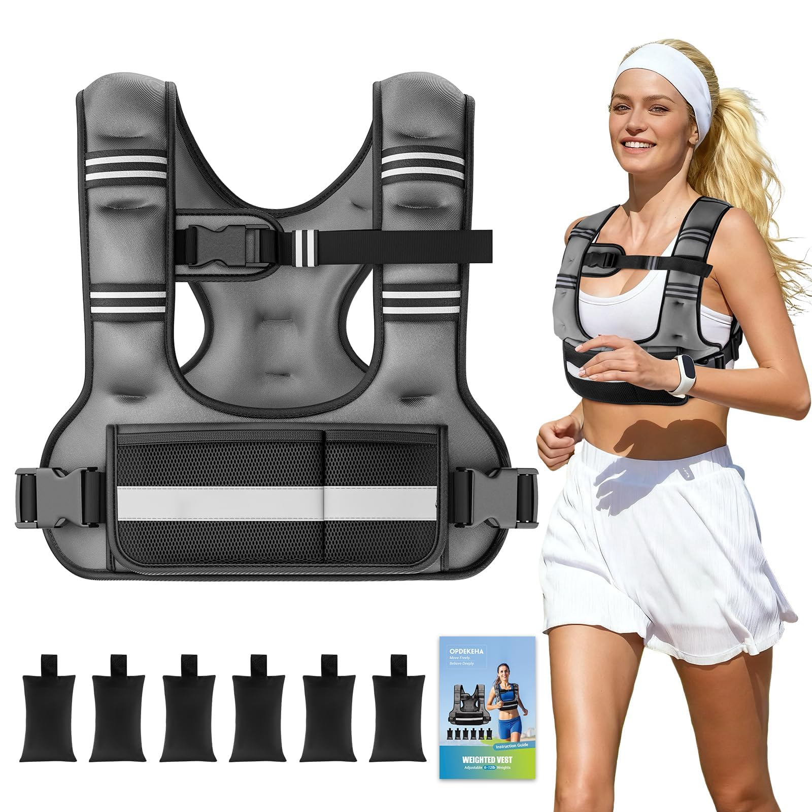 OPDEKEHA U-Shaped Weighted Vest