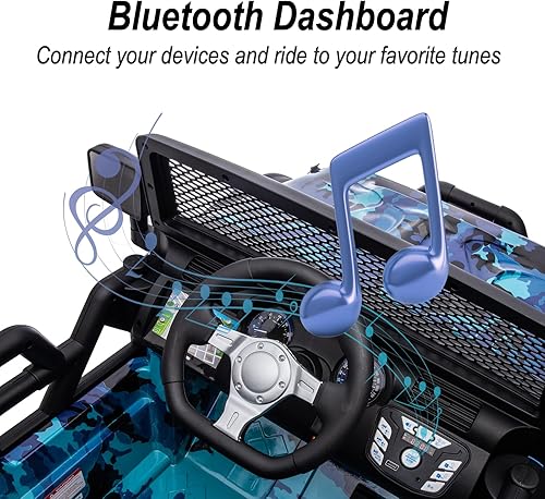 Miniatura 7 de Camión de paseo de 24 V, auto de juguete de 2 plazas para niños grandes, vehículo eléctrico con batería de 24 voltios9 Ah