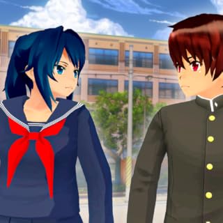 Anime alto Escola Garota Jogo de Simulador - Amor Crush na história de vida virtual de sakura e yandere - Real Garoto Esporte de Aventura 3D