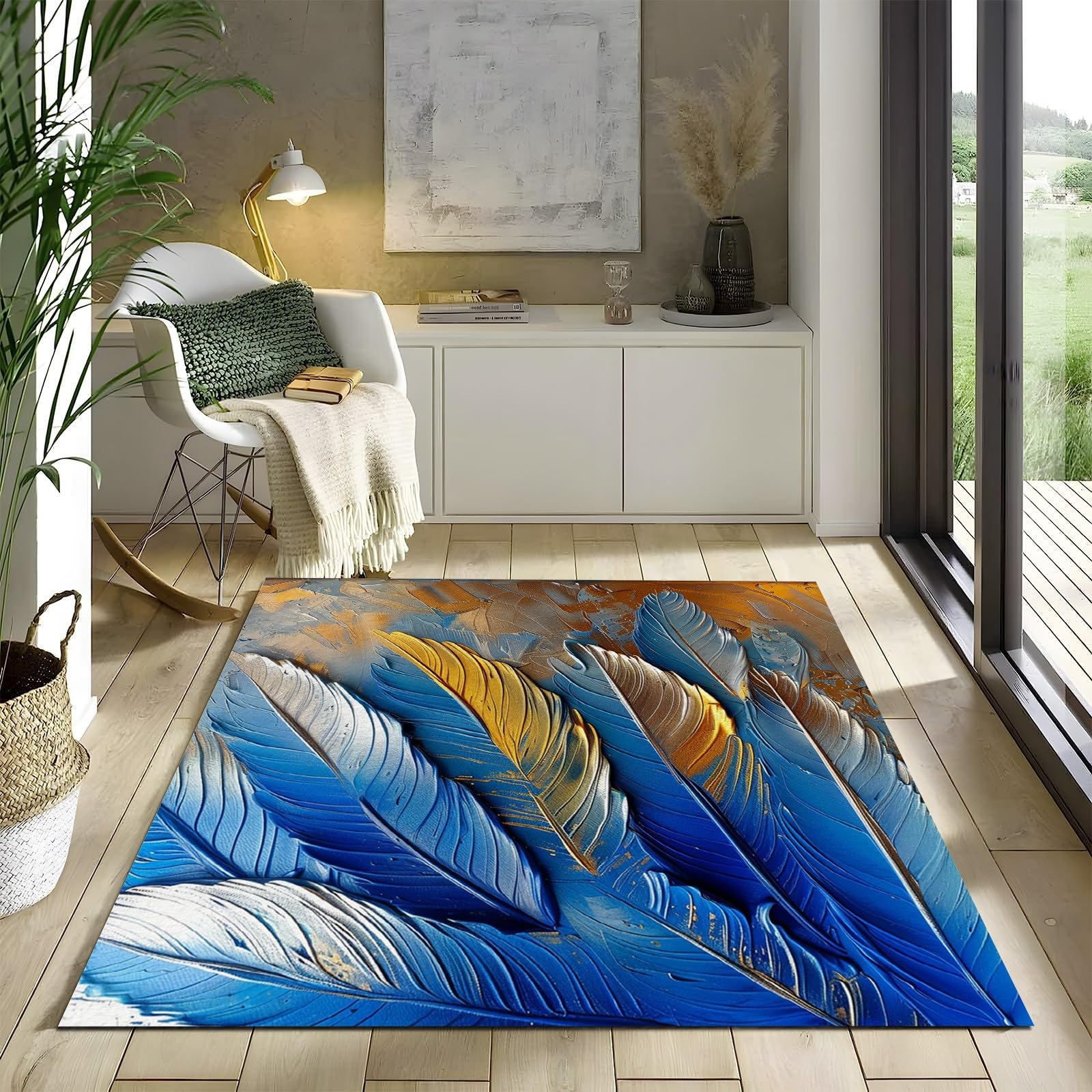 Small Vloerkleed Laagpolig Blauw