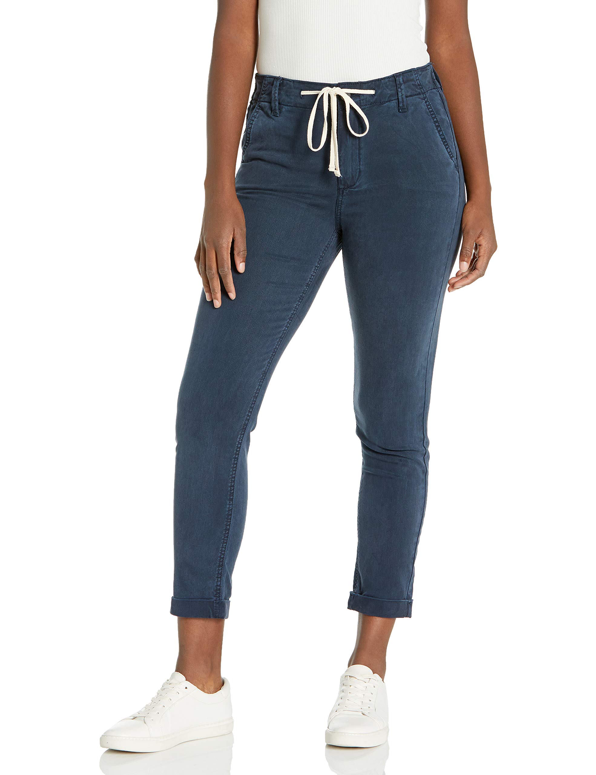PAIGE Womens Drawstring Cuffed Pant