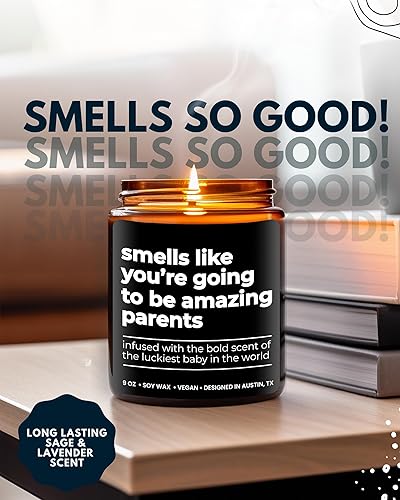 Miniatura 5 de Vela Increíble para Padres, Regalos Únicos para Nuevos Padres para el Día de la Madre y el Día del Padre, Regalos para Nuevos Padres para Parejas,