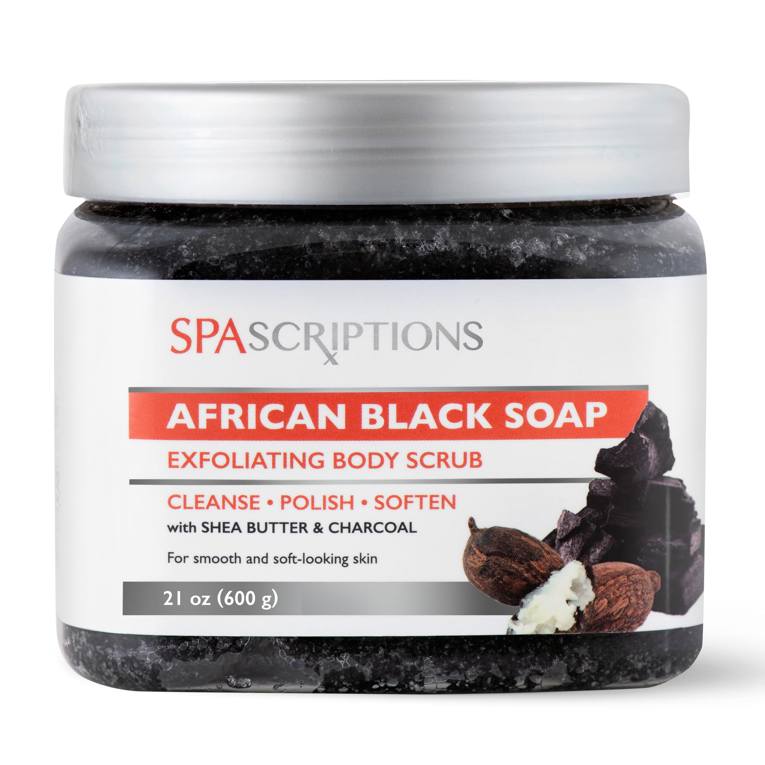 SpaScriptionsBody Scrubs 21 Oz (21 oz, African Black Soap)