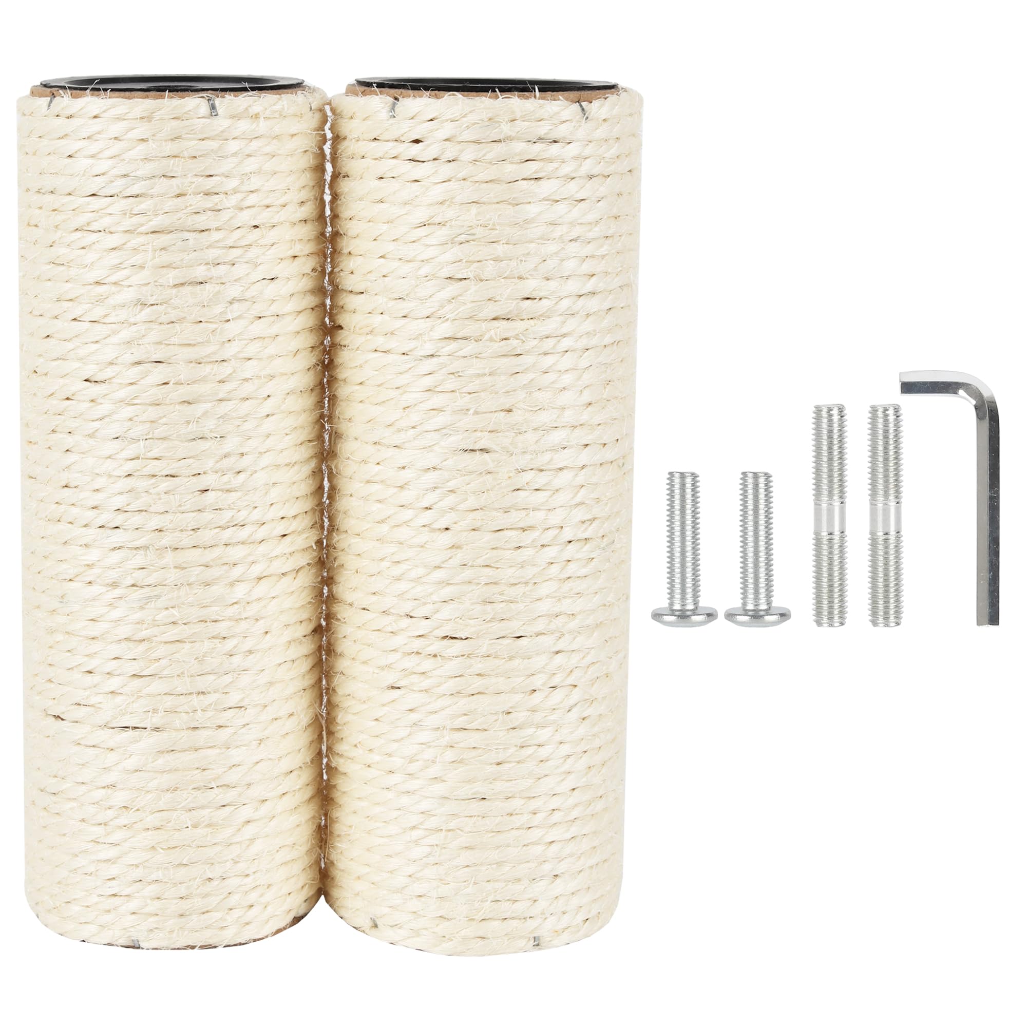 NEUMIHARO M8 M10 7.9" to 21.7" 20cm to 55cm Cat Tree Scratching Post Replacement Pole Parts (M10, 20cm/7.9in)
