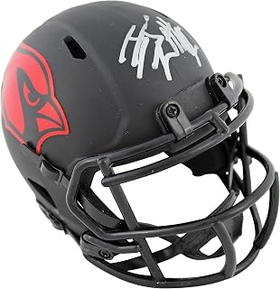Cardinals J.J. Watt Authentic Signed Eclipse Speed Mini Helmet BAS Witnessed