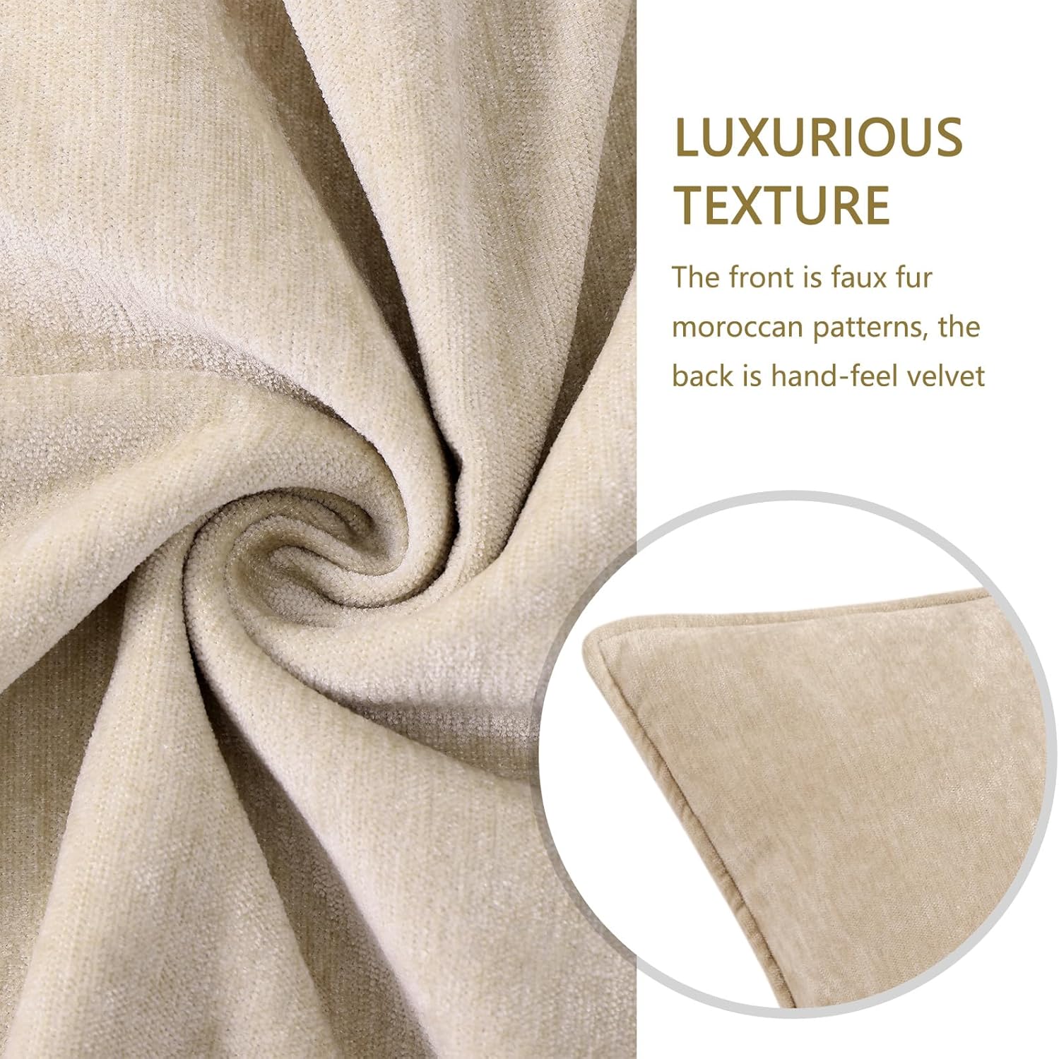 decorUhome Spring Set of 4 Couch Throw Pillow Covers 18x18, Decorative Soft Neutral Chenille Pillow Covers with Elegant Design for Living Room Bed Sofa (Aqua/Rust)