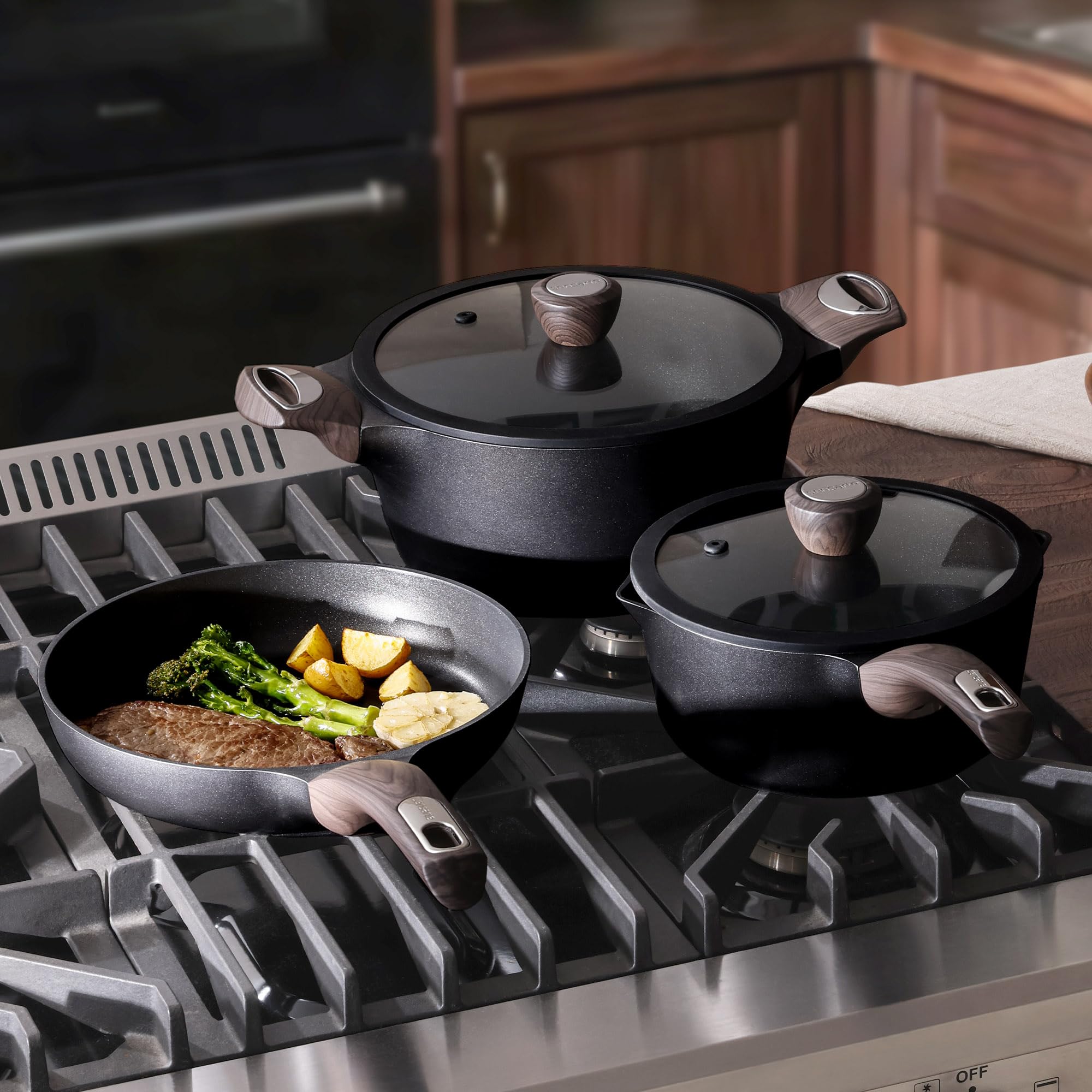 SENSARTE 18 Piece Nonstick Cookware Set -8 SENSARTE 18 Piece Nonstick Cookware Set -8