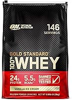 Vista 30 de Optimum Nutrition Estándar dorado 100% Proteína de Suero de Leche en Polvo, Pie de lima, 1.8 Libra