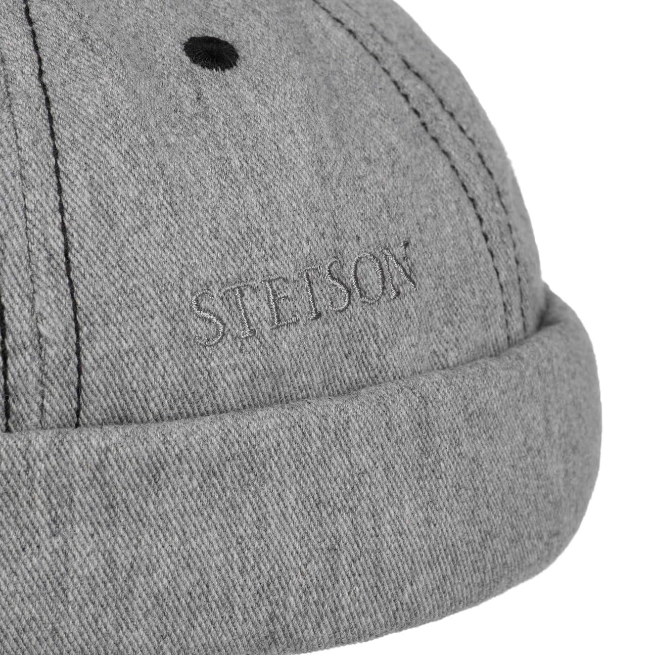 Stetson Bonnet Docker Cotton Melange Look Denim Protection UV 40+ Fabrique en UE Homme Toutes Saisons