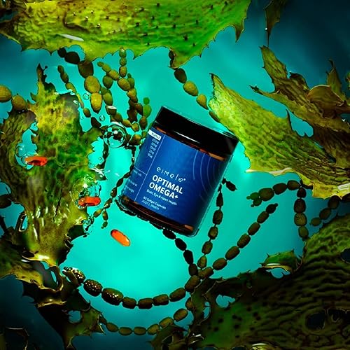 Miniatura 3 de eimele Omega óptimo  Omega-3 a base de plantas EPA y DHA  Suplemento para la salud cerebral, ocular y cardíaca  Apoyo antioxidante para la función
