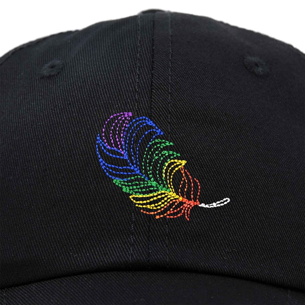 Amazon.com: DALIX Rainbow Feather Hat Womens Embroidered
