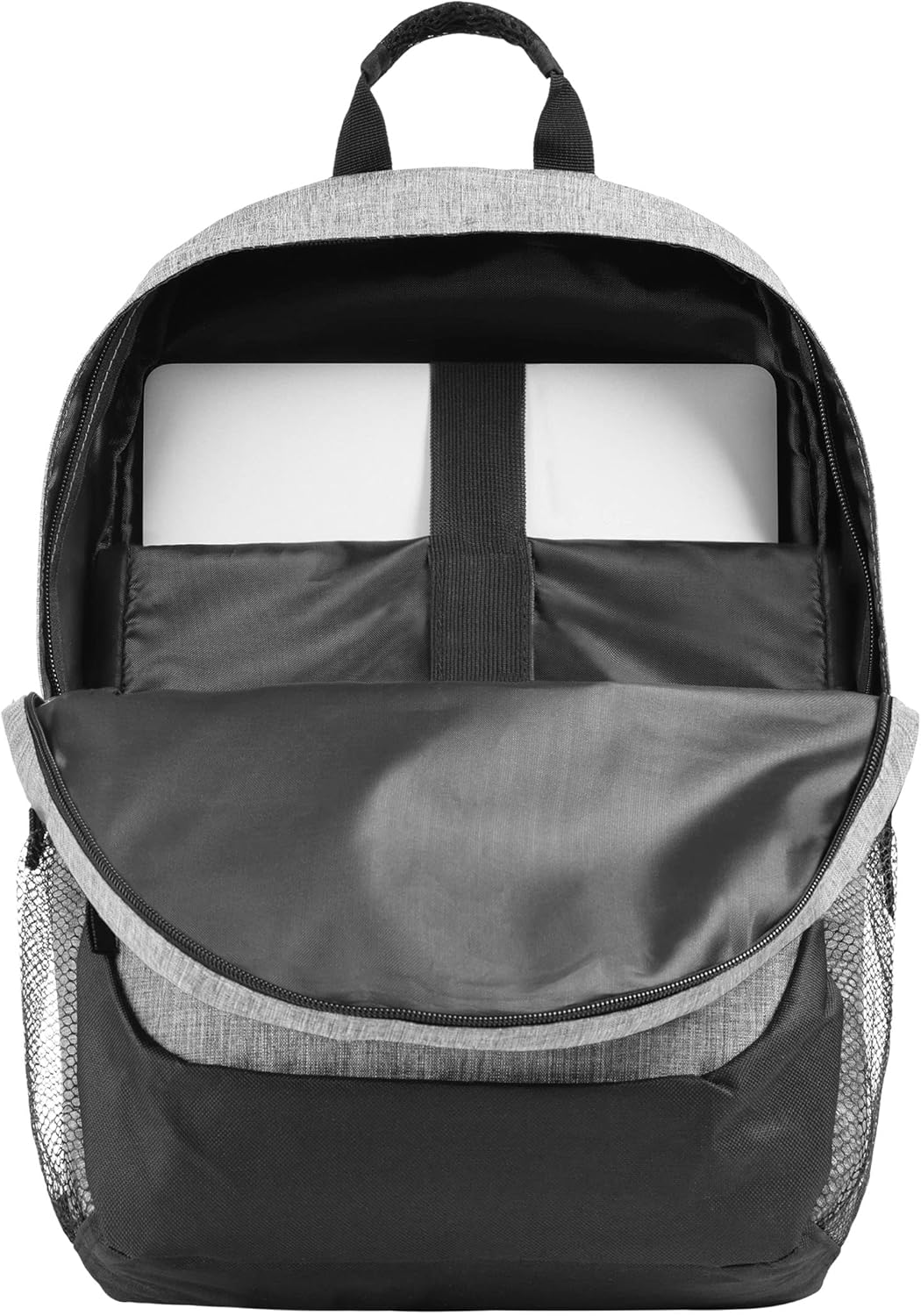 FOCO NHL Chicago Blackhawks Heather Grey Bold Color Backpackheather Grey Bold Color Backpack, Team Color, One Size - Image 3