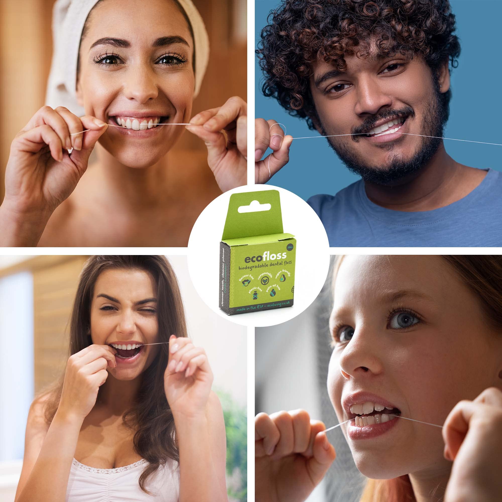 Eco Floss – pflanzliche vegane Zahnseide