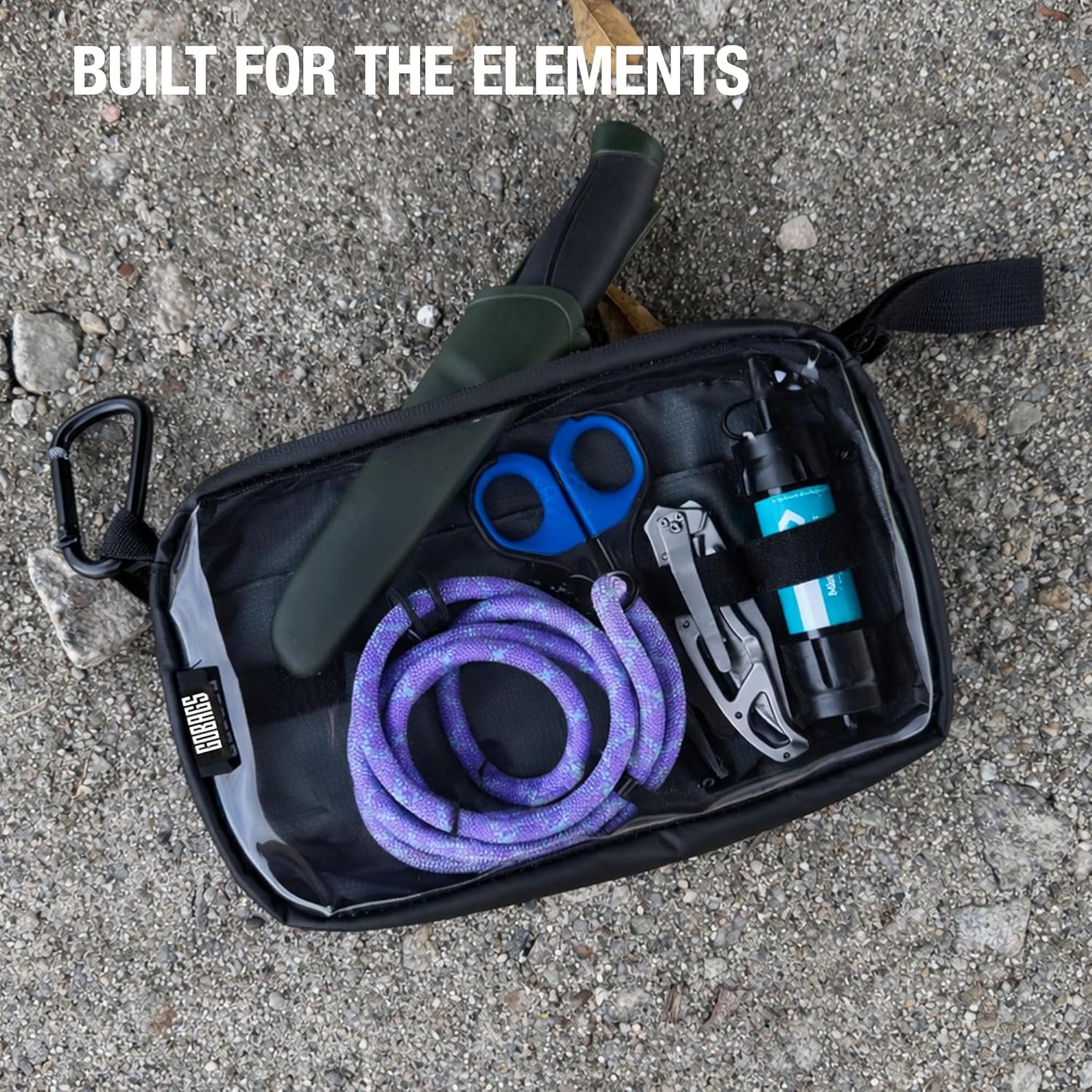 GOBAGS NEO Production Zipper Bags - Electronics & Camera Accessories Bag - Cable organizer, Gear Accessory Pouch, Travel Camera Essentials (Small, Black, 2 pack) - Image 7