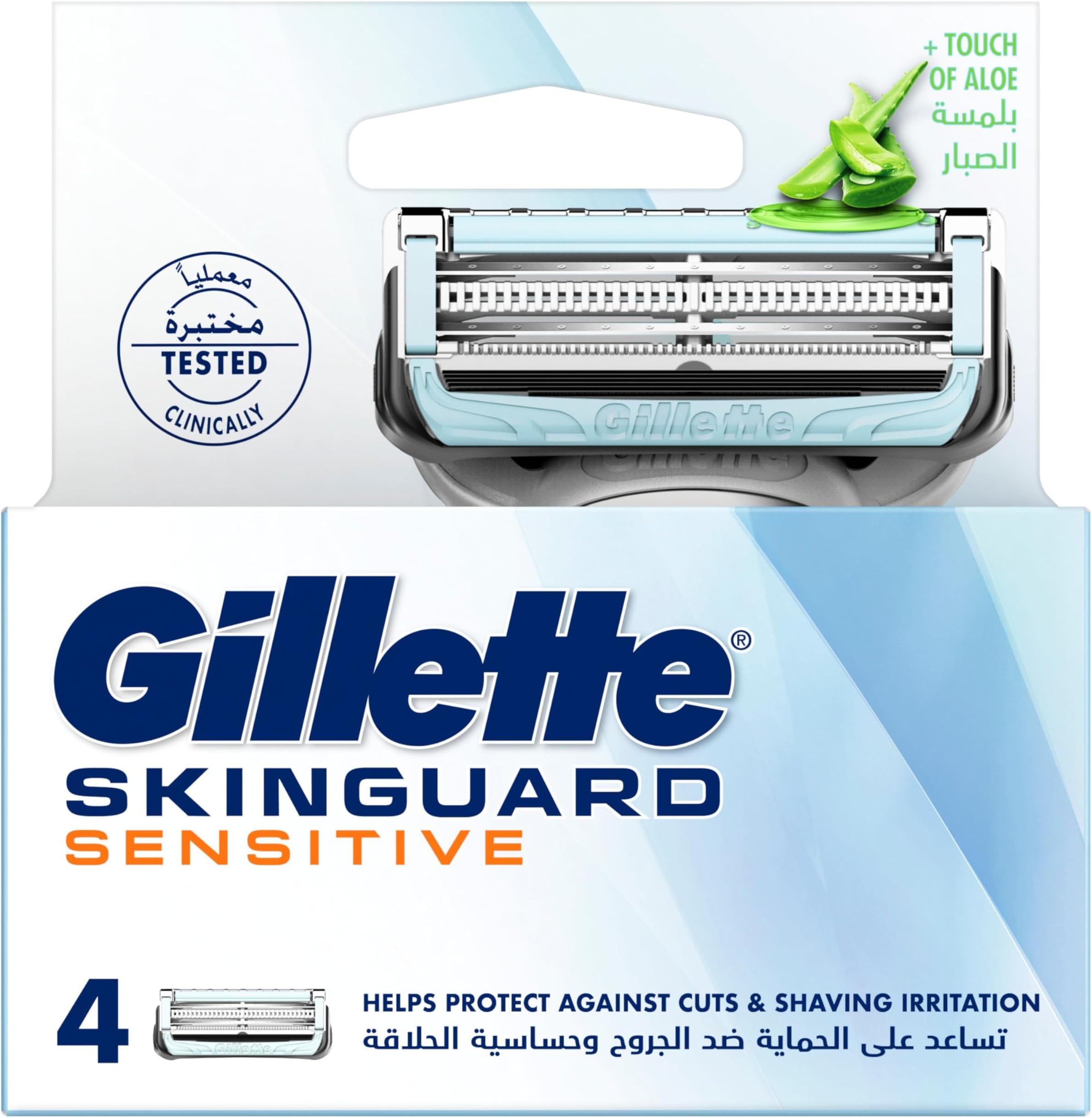 Gillette Skinguard Sensitive Blade Refills X4