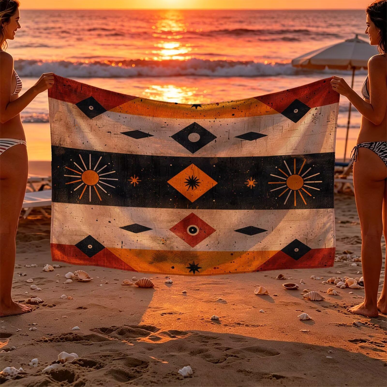 Cuadrado Toalla Playa 160x220 Resistente a la Arena Secado rápido Ligero, Toalla Playa Grande 220 x 160cm Suave Cómodo como Gym Yoga Sauna Toallas Baño Grandes Travel Essentials Sencillez XTLS-2005
