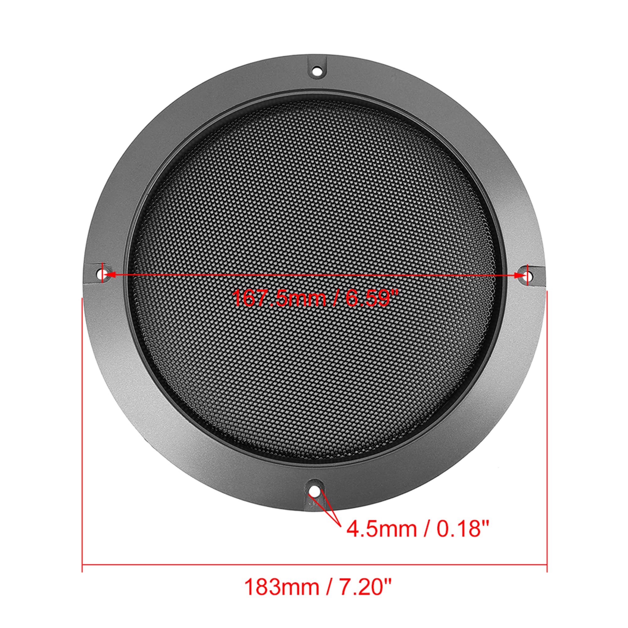 Amazon | uxcell スピーカーカバー スピーカーグリル カバー 18.3x14