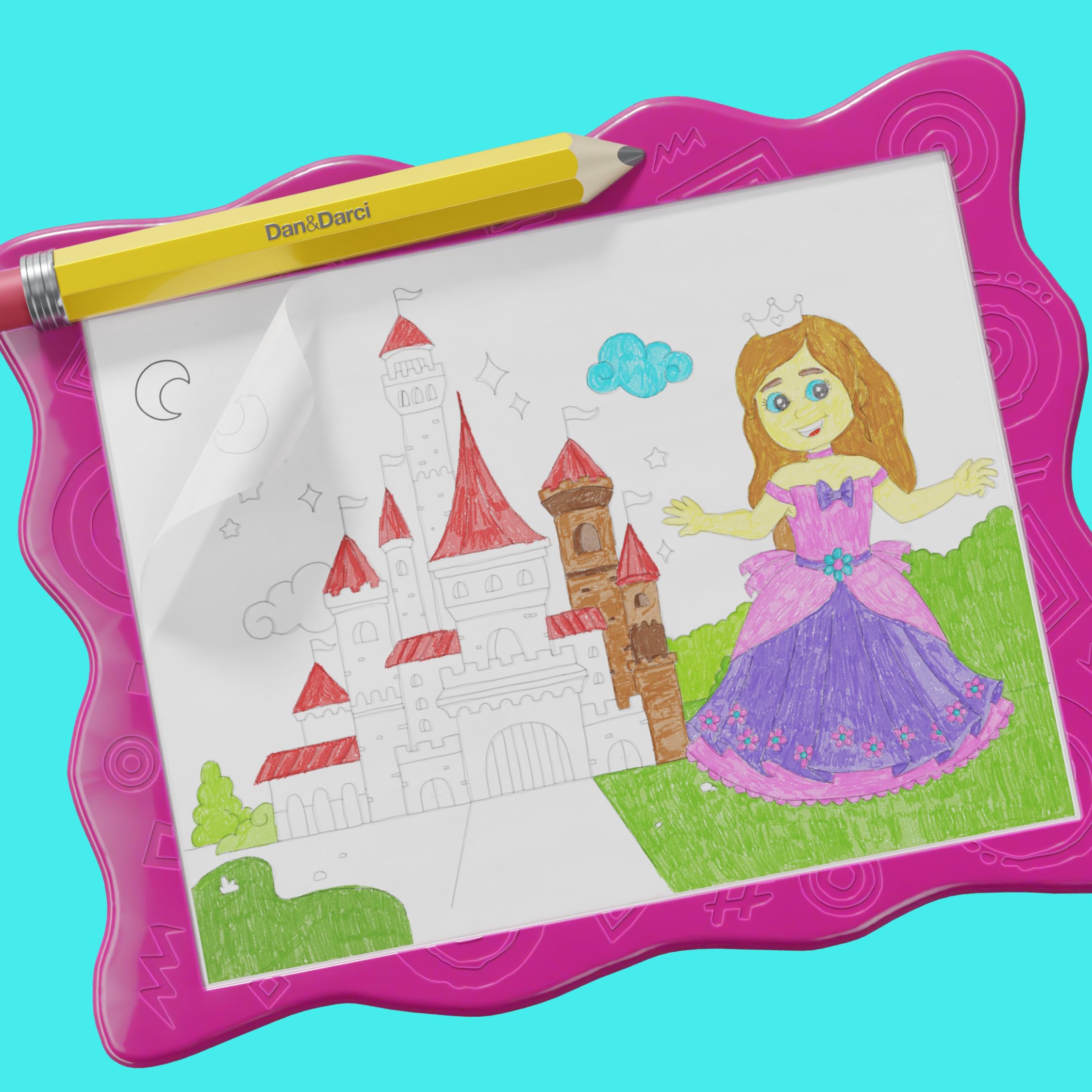Almohadilla de trazado iluminada para niños – Tabla de trazador de dibujo para artes y manualidades, kit de manualidades para niñas y niños de 6 a 12 años – Juguetes de cumpleaños, ideas de 4