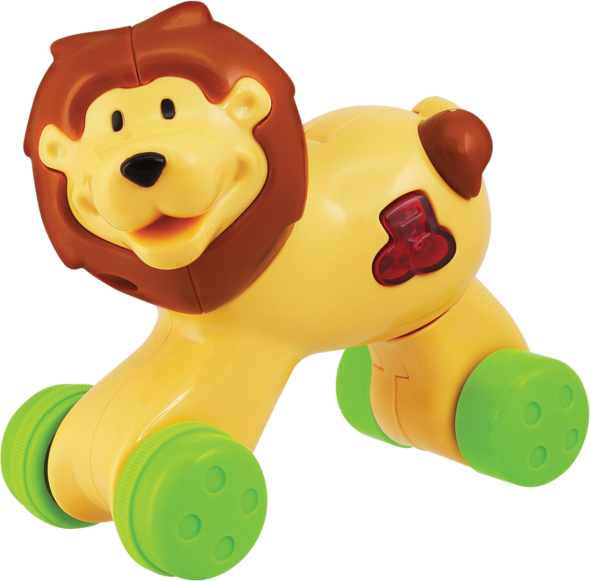 Press N Go Lion Musical Safari, Yellow/Brown