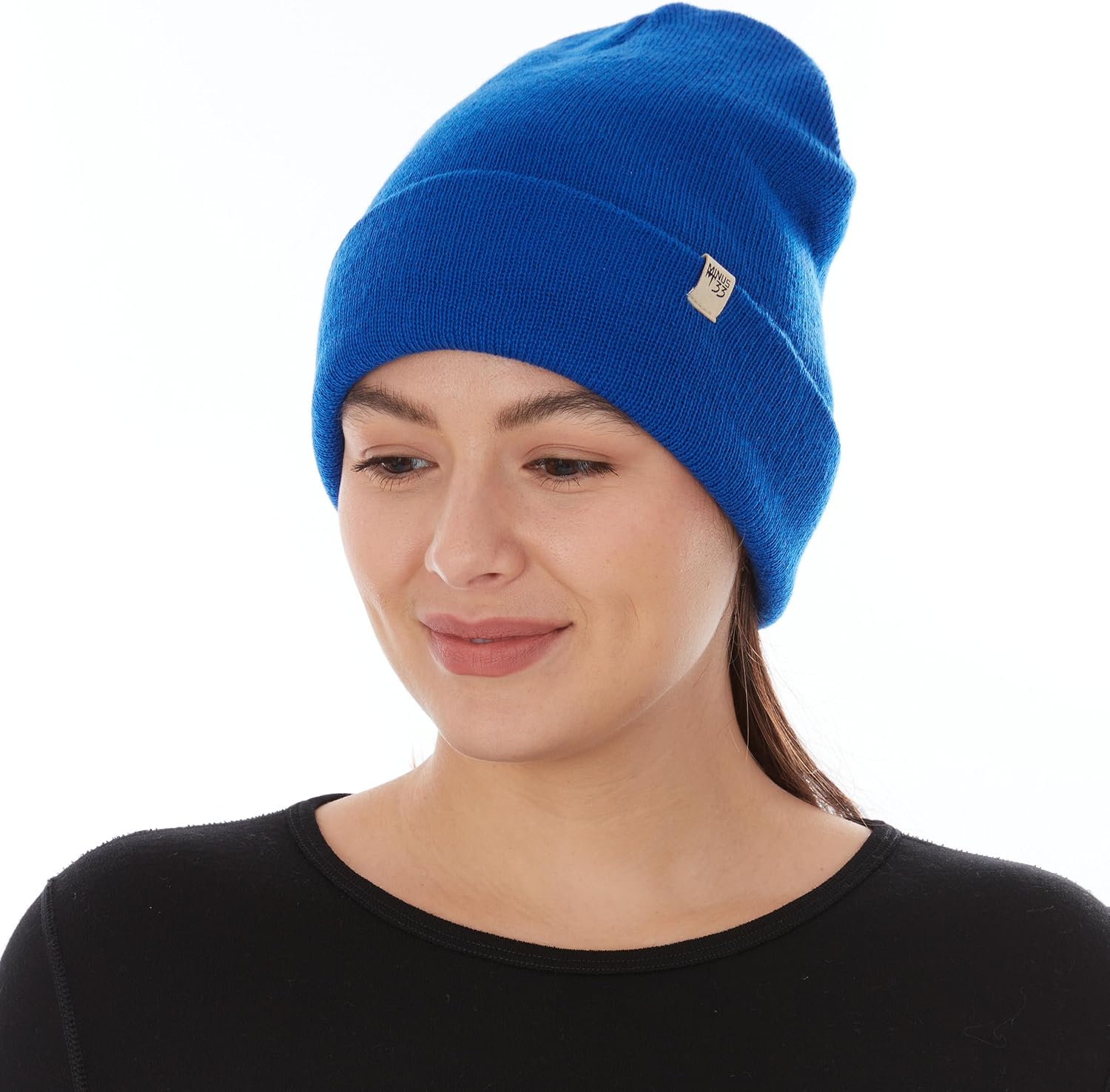 100% Merino Wool - Midweight Everyday Knit Cuff Beanie - Warm Winter Hat - Image 2