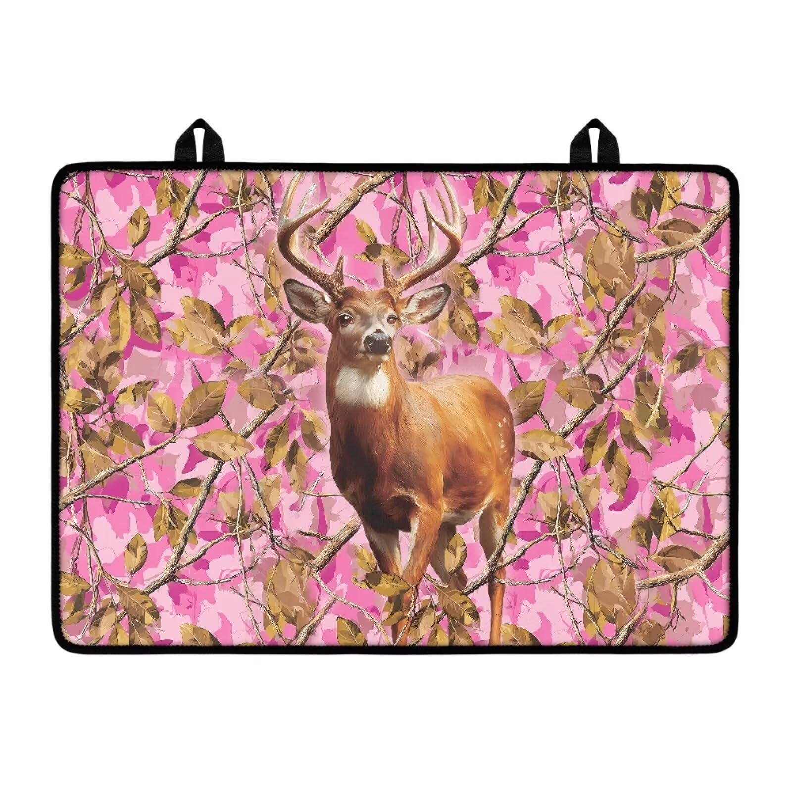 Deer Branch Electric Stove Top Cover Heat Resistant Range Covers for Electric Stove Folding Dish Drying Mat Extra Large Glass Cooktop Covers Printed Flat RV Range Top Mats