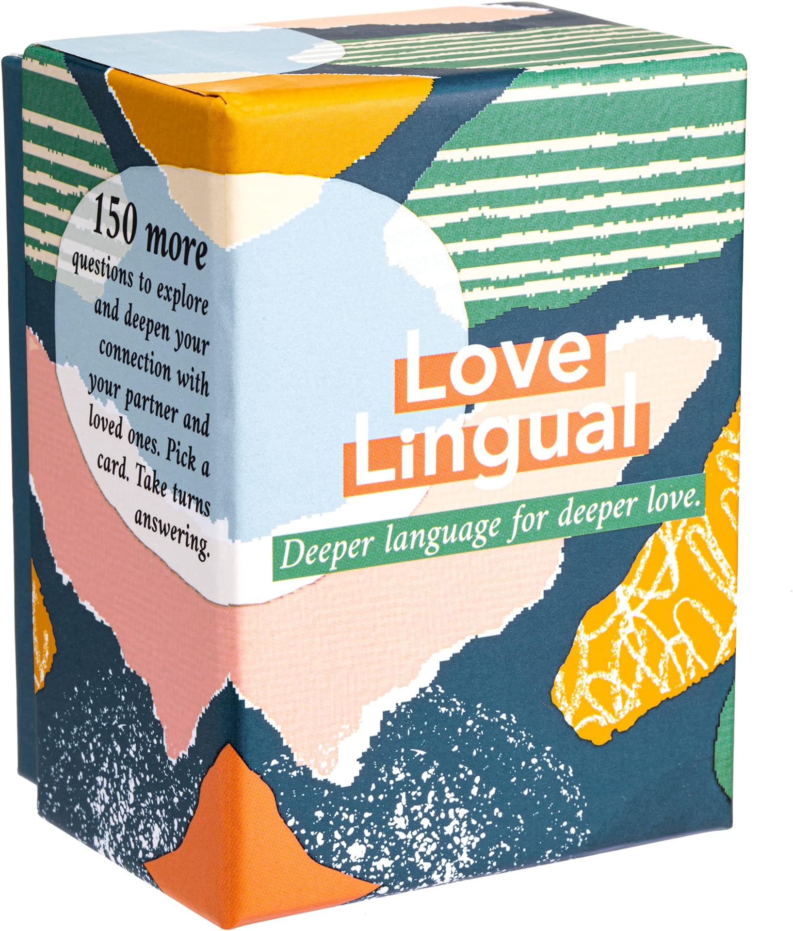 FLUYTCO Love Lingual Level 2 Card Game – 150 Conversation Starter Questions for Couples - Date Night & Conversation Starters – Relationship Game to Reconnect & Couples Therapy Intimacy – Love Lingual