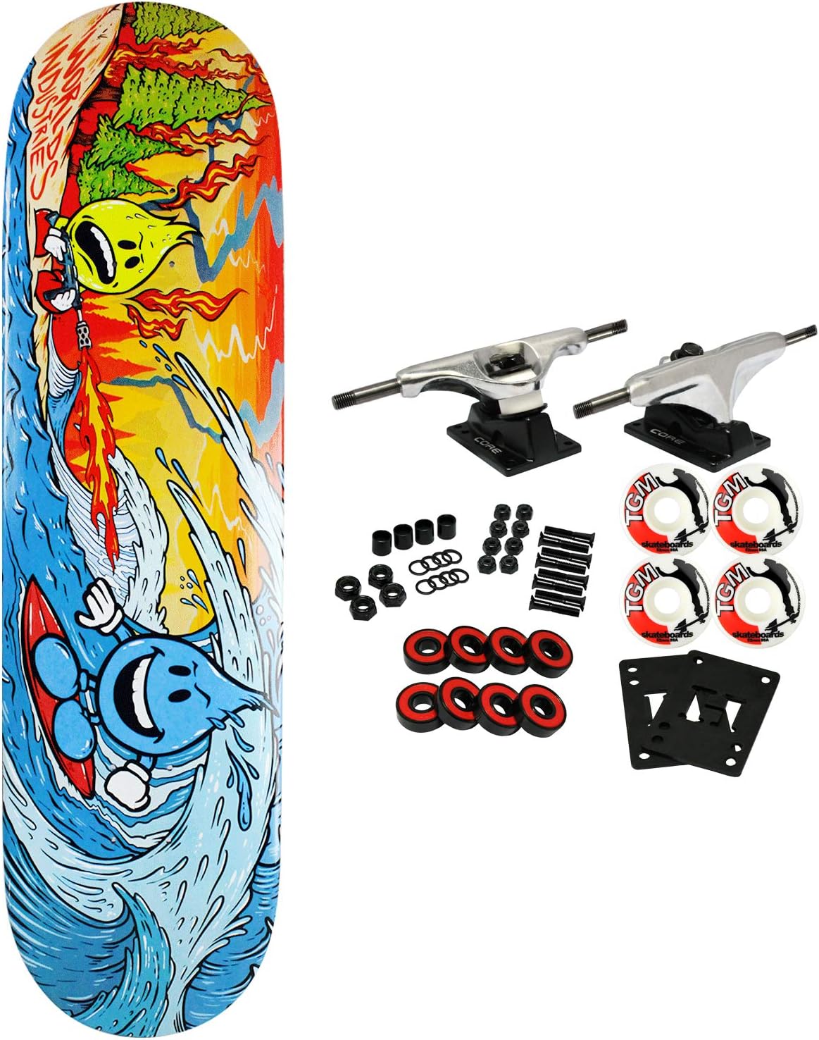 Skateboard Complete Global Warming 8.25